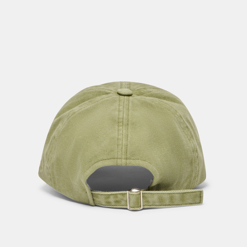 DISTRESSED BASEBALL CAP OLIVE 5