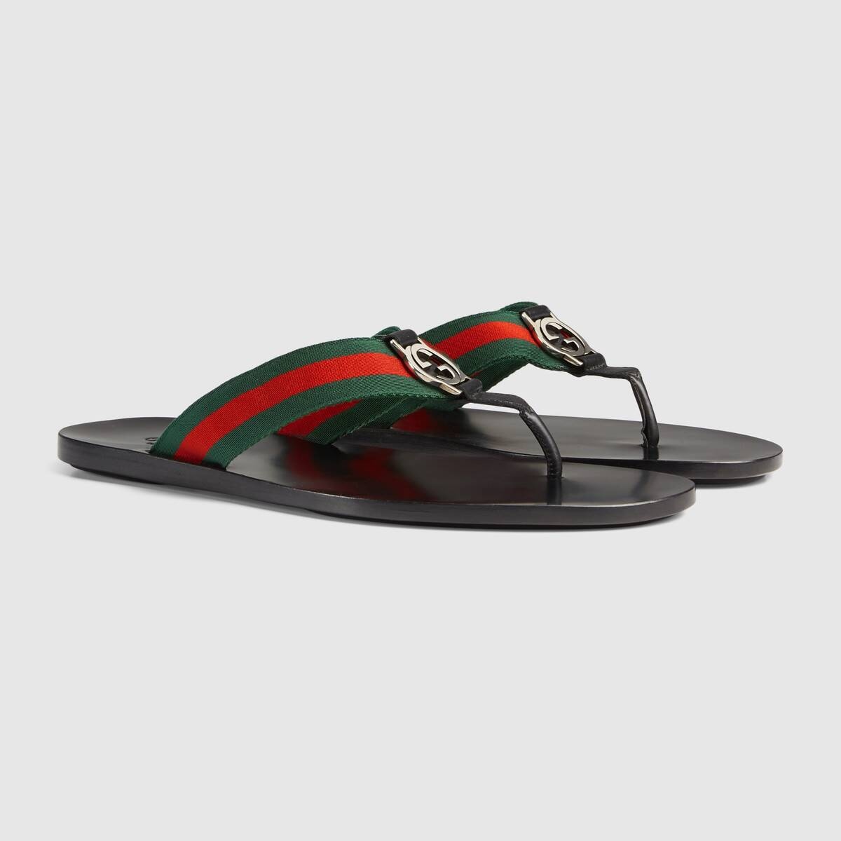 Web strap thong sandal - 2