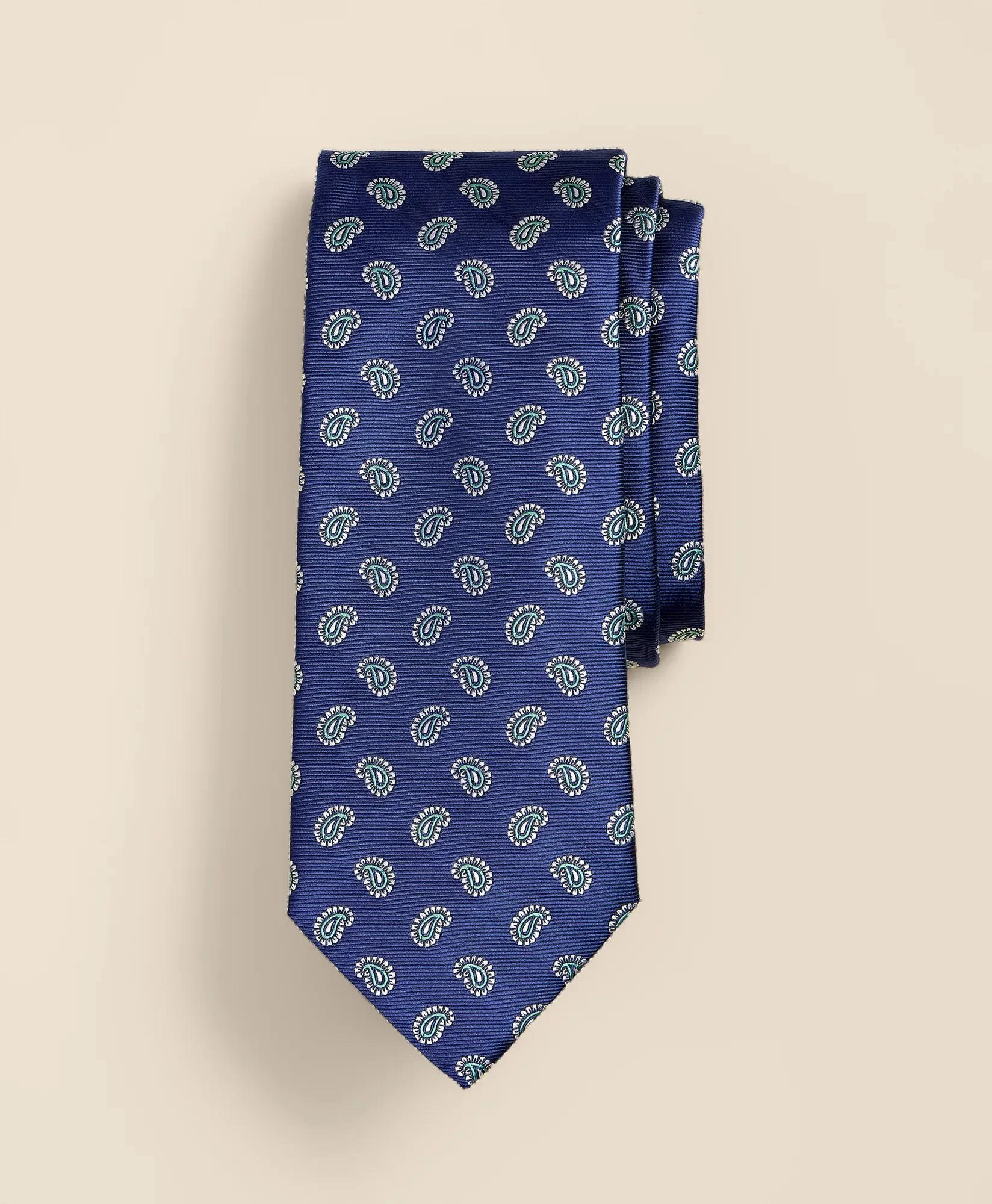 Silk Paisley Tie - 1
