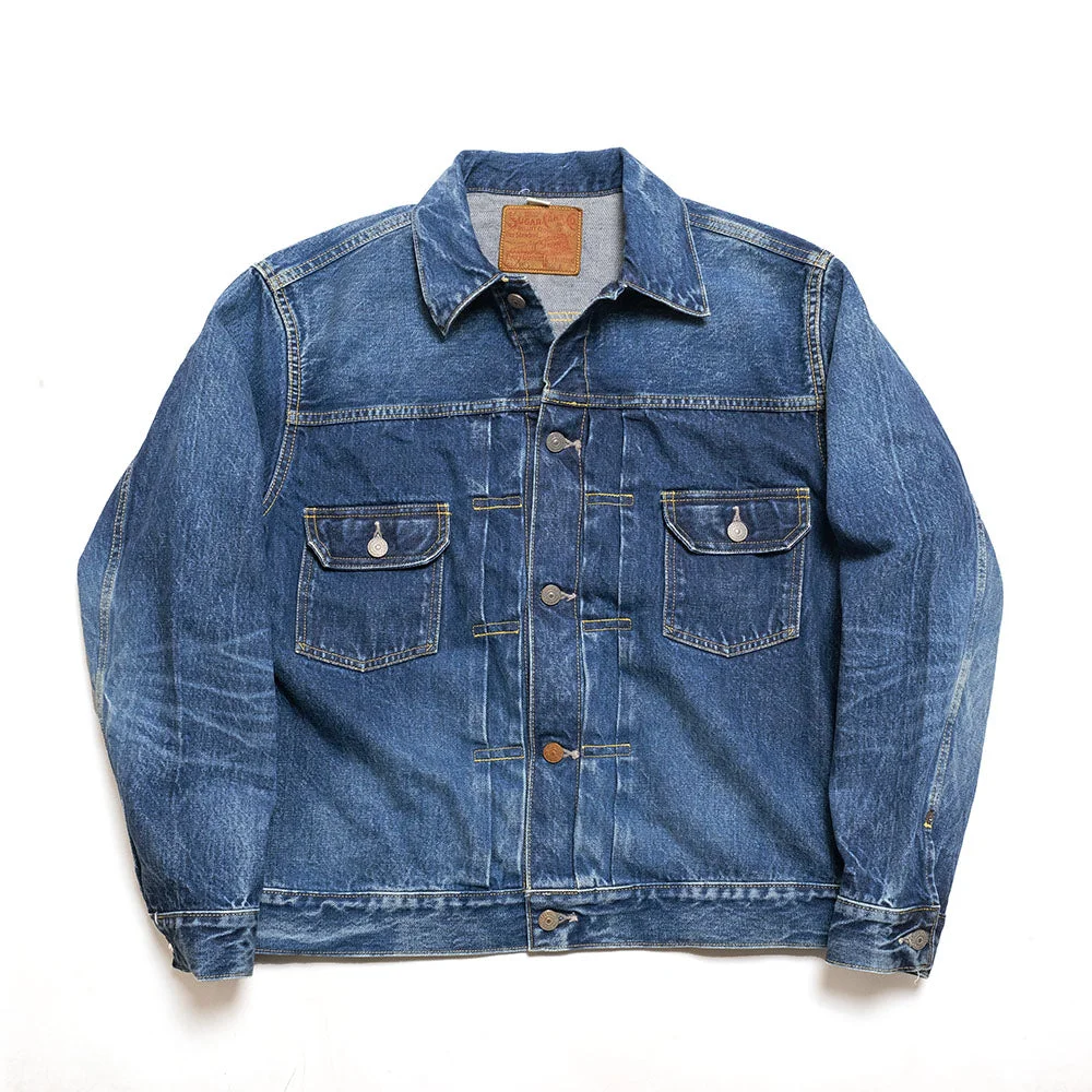 14.25oz. DENIM JACKET - 1953 AGED MODEL - SC11953SW - 1
