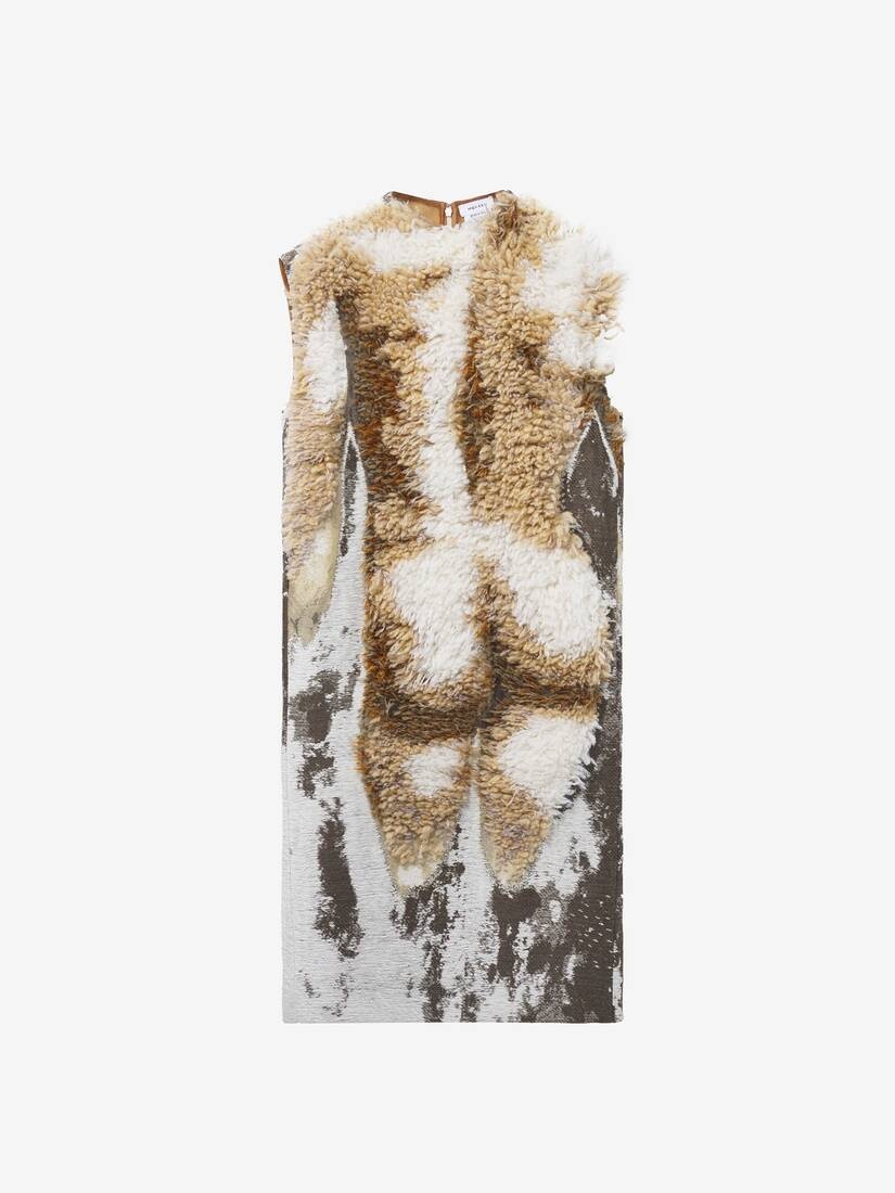 Sculpted Bum Jacquard Dress - 2