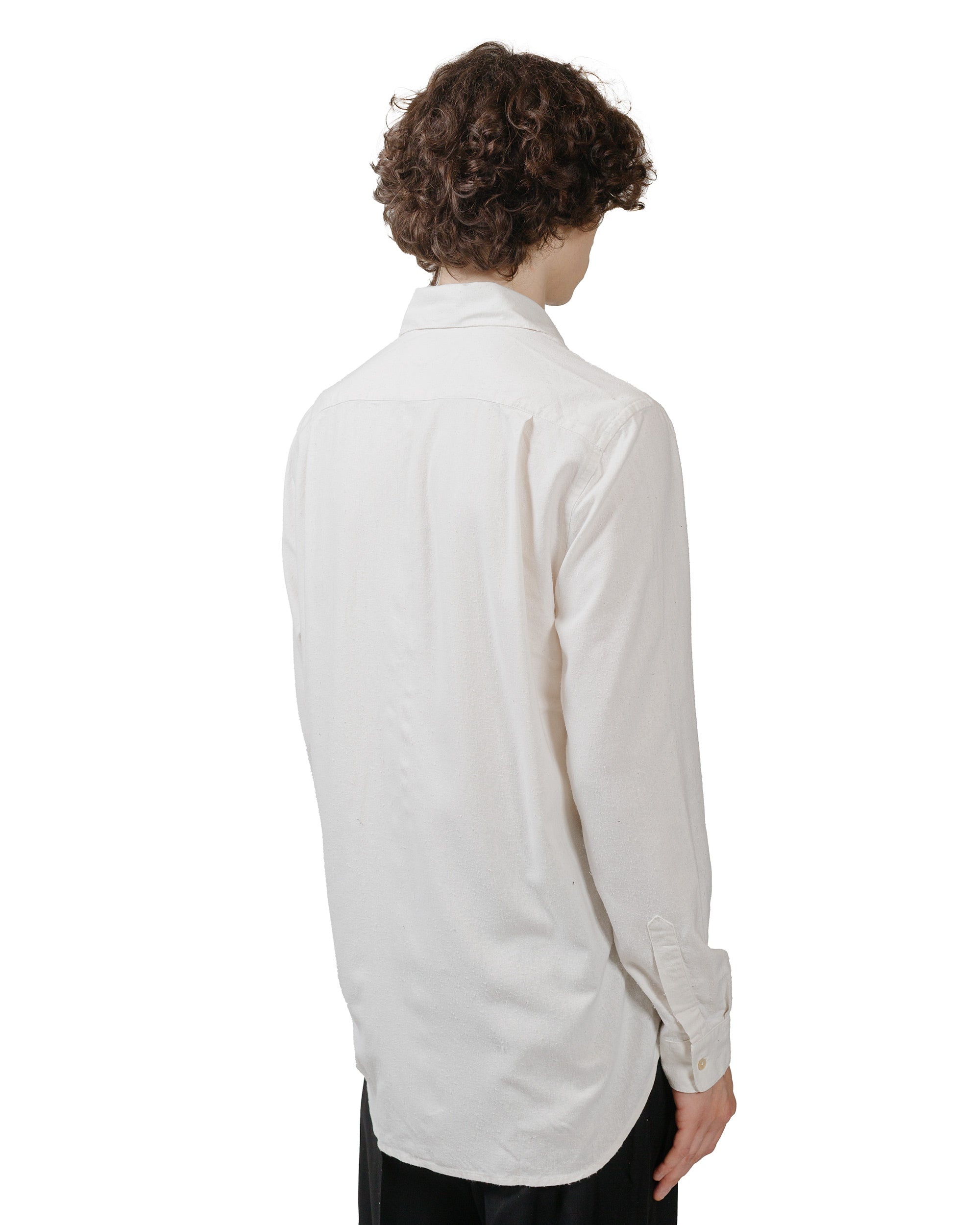 Classic Shirt White Silk - 3