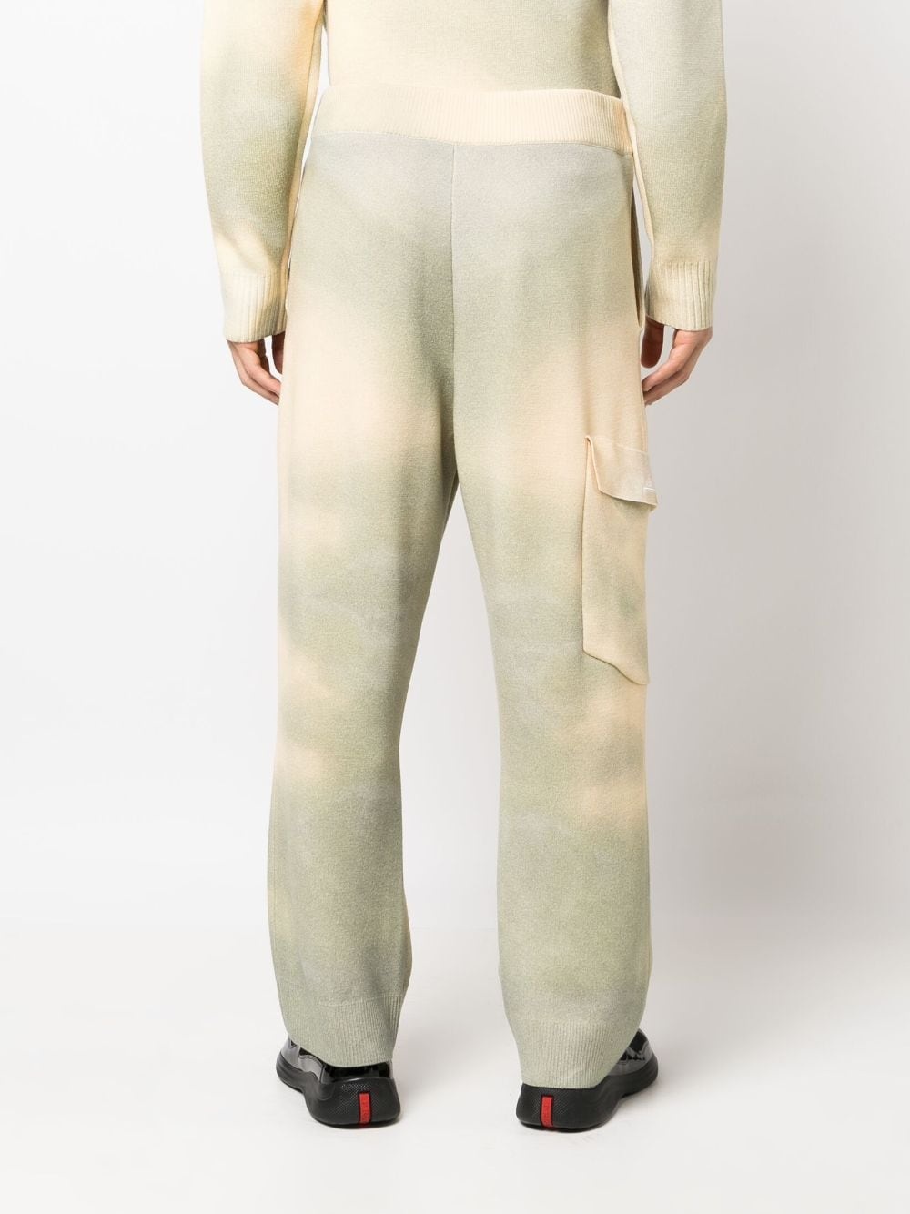 gradient high-waist trousers - 4