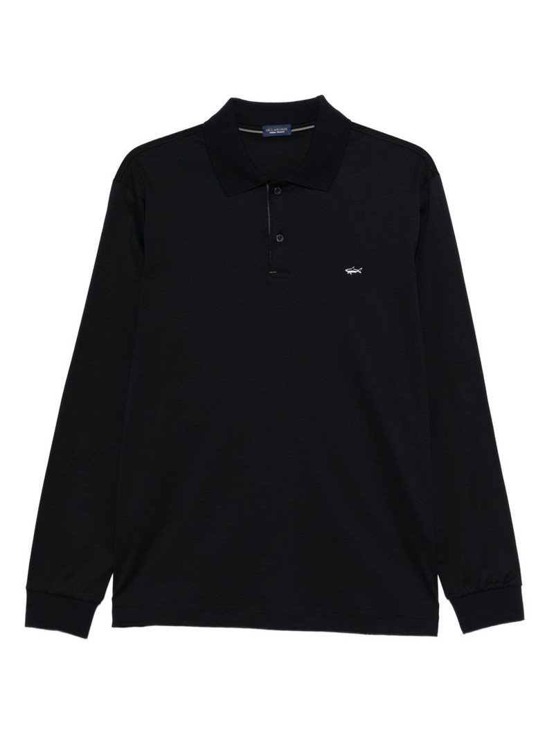 long-sleeve polo shirt 1