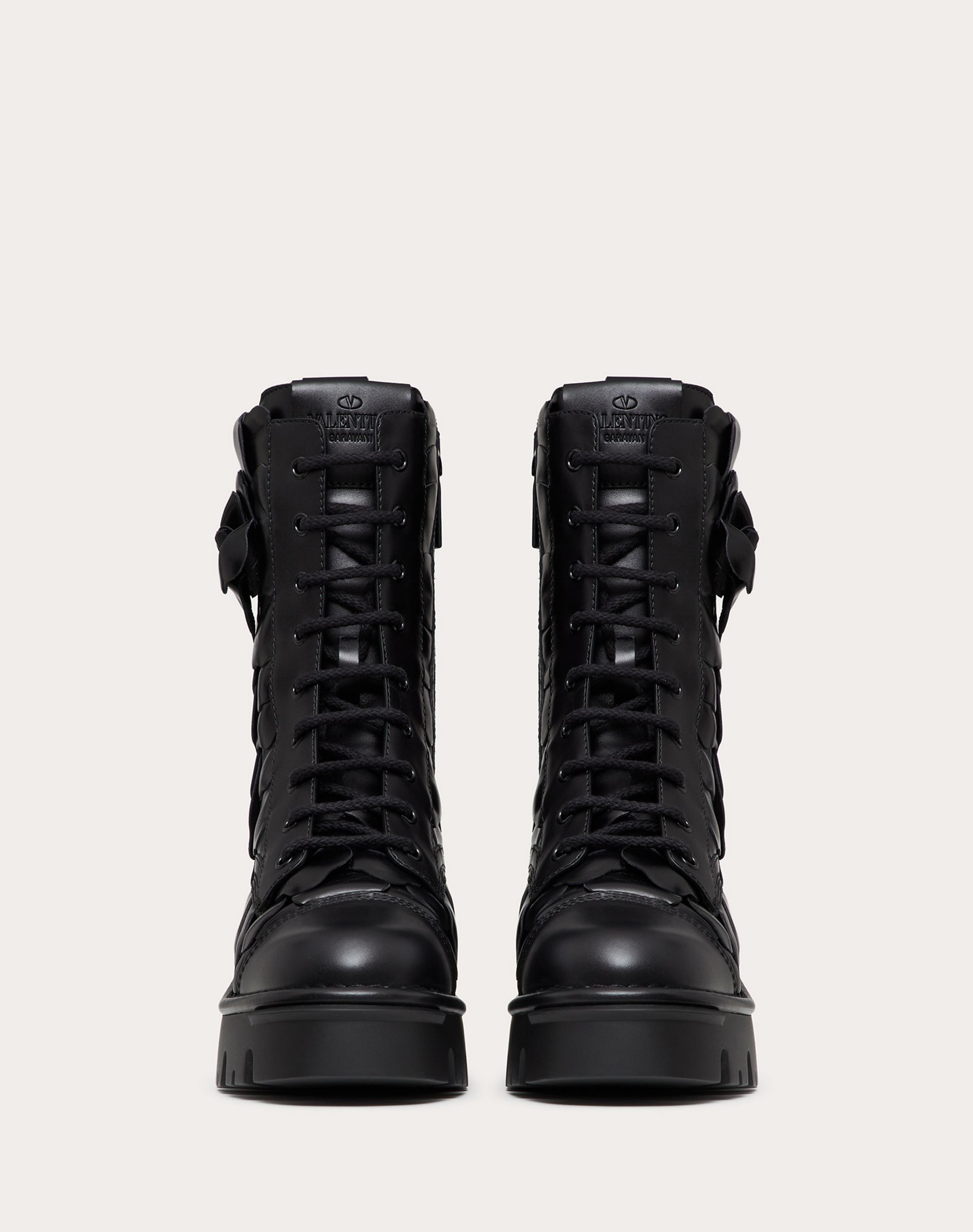 VALENTINO GARAVANI ATELIER SHOES 03 ROSE EDITION COMBAT BOOT 50MM - 4