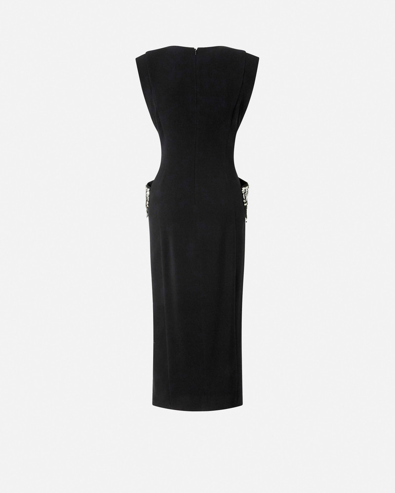 SLIM-FIT DRESS WITH BEJEWELLED EMBROIDERY 6