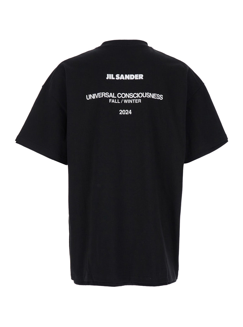 Jil Sander Men Black Double-Layers T-Shirt In Cotton Man - 2