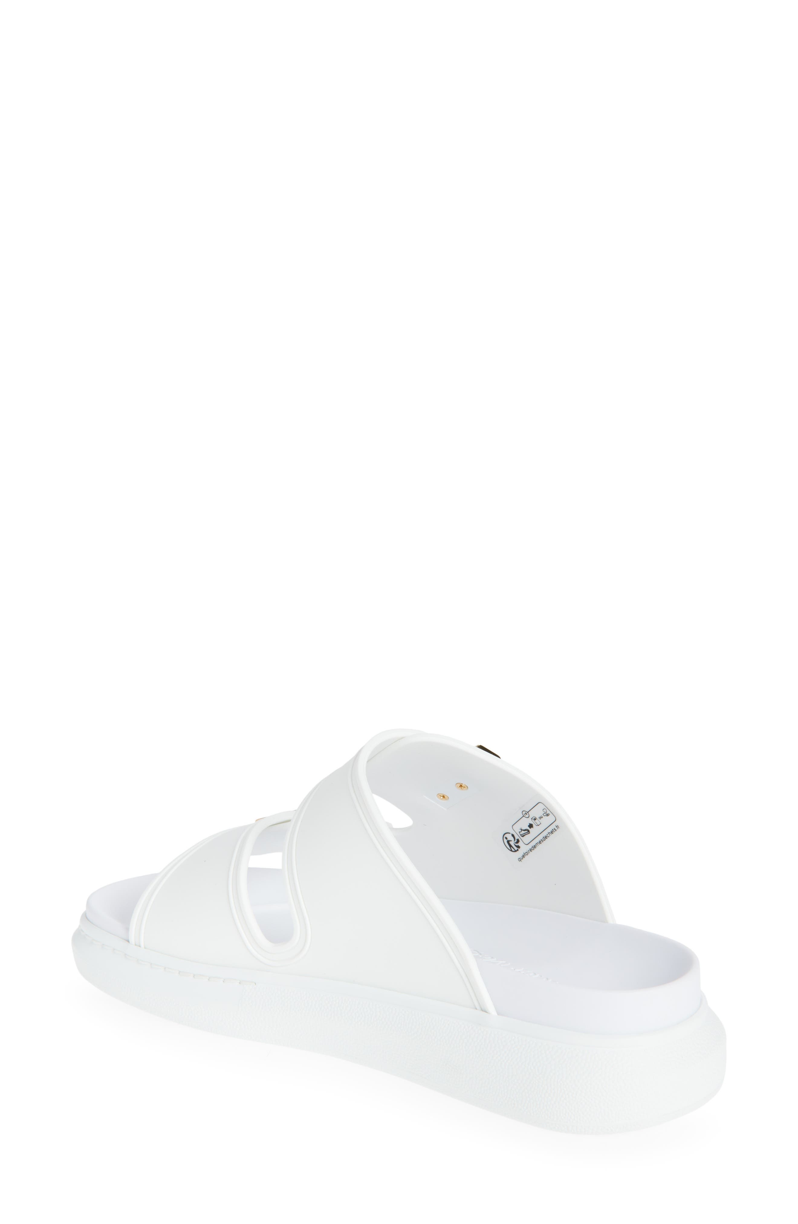 McQueen Hybrid Slide Sandal in New Ivory/Gold at Nordstrom - 2