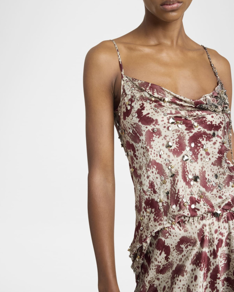 Chai Printed Embellished Blouse 5