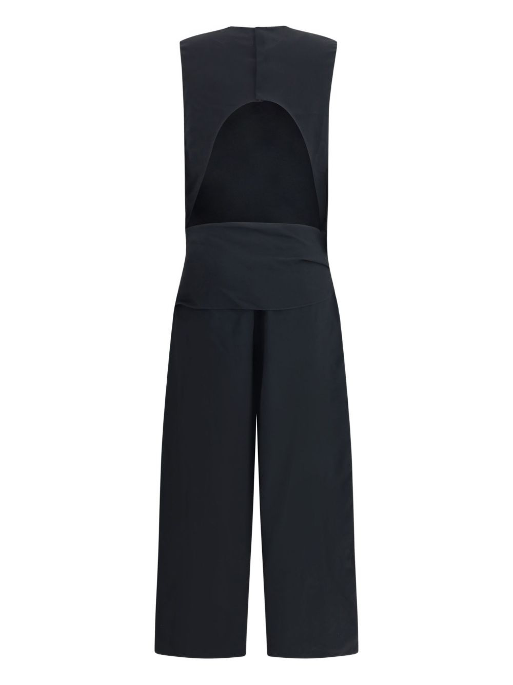 sleeveless tie-front jumpsuit - 2