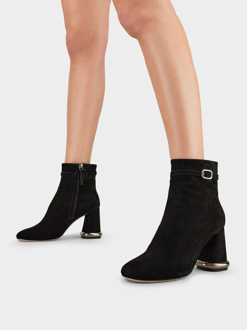 Roger Vivier Viv' Podium Booties in suede outlook