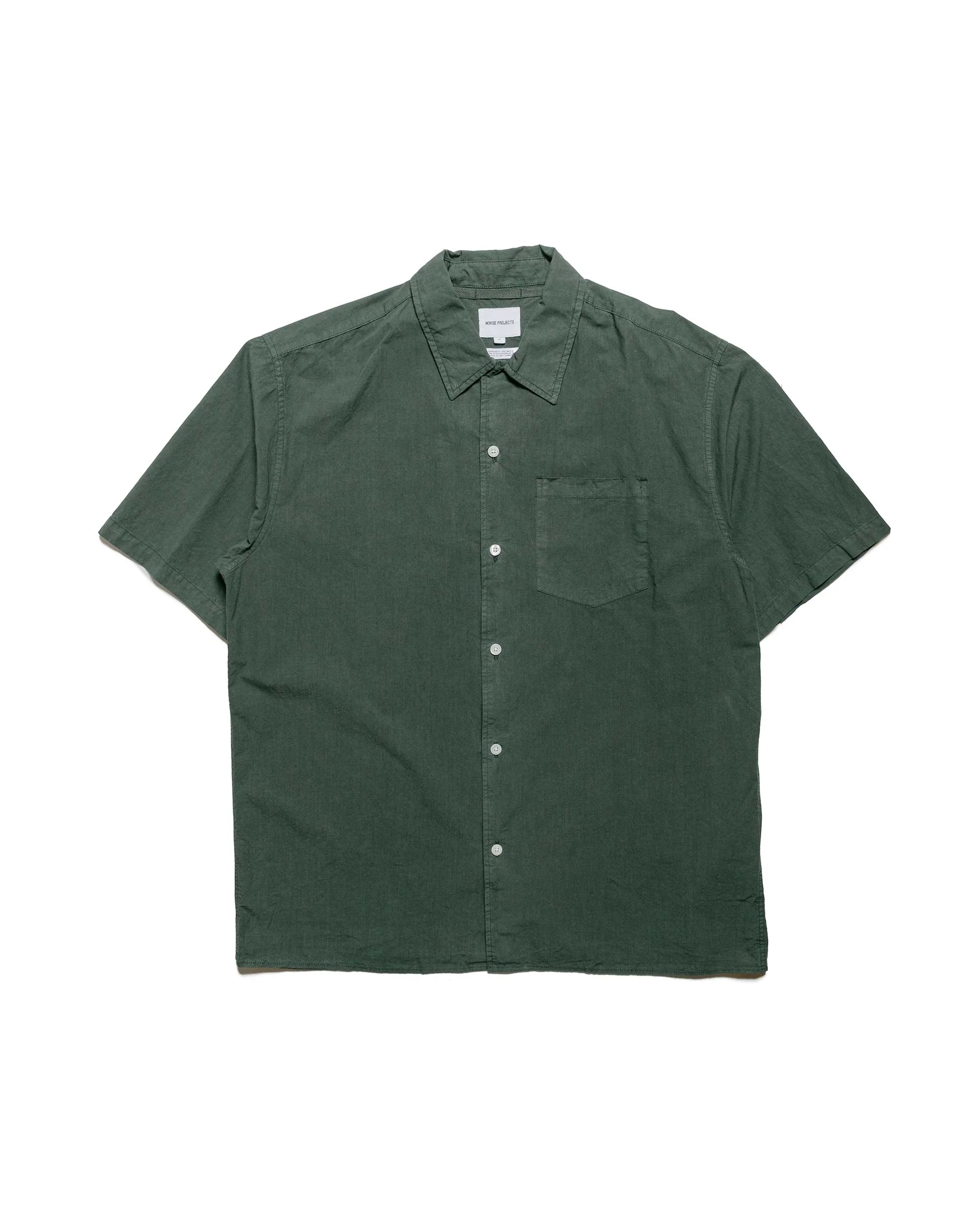 Carsten Cotton Tencel Spruce Green - 1