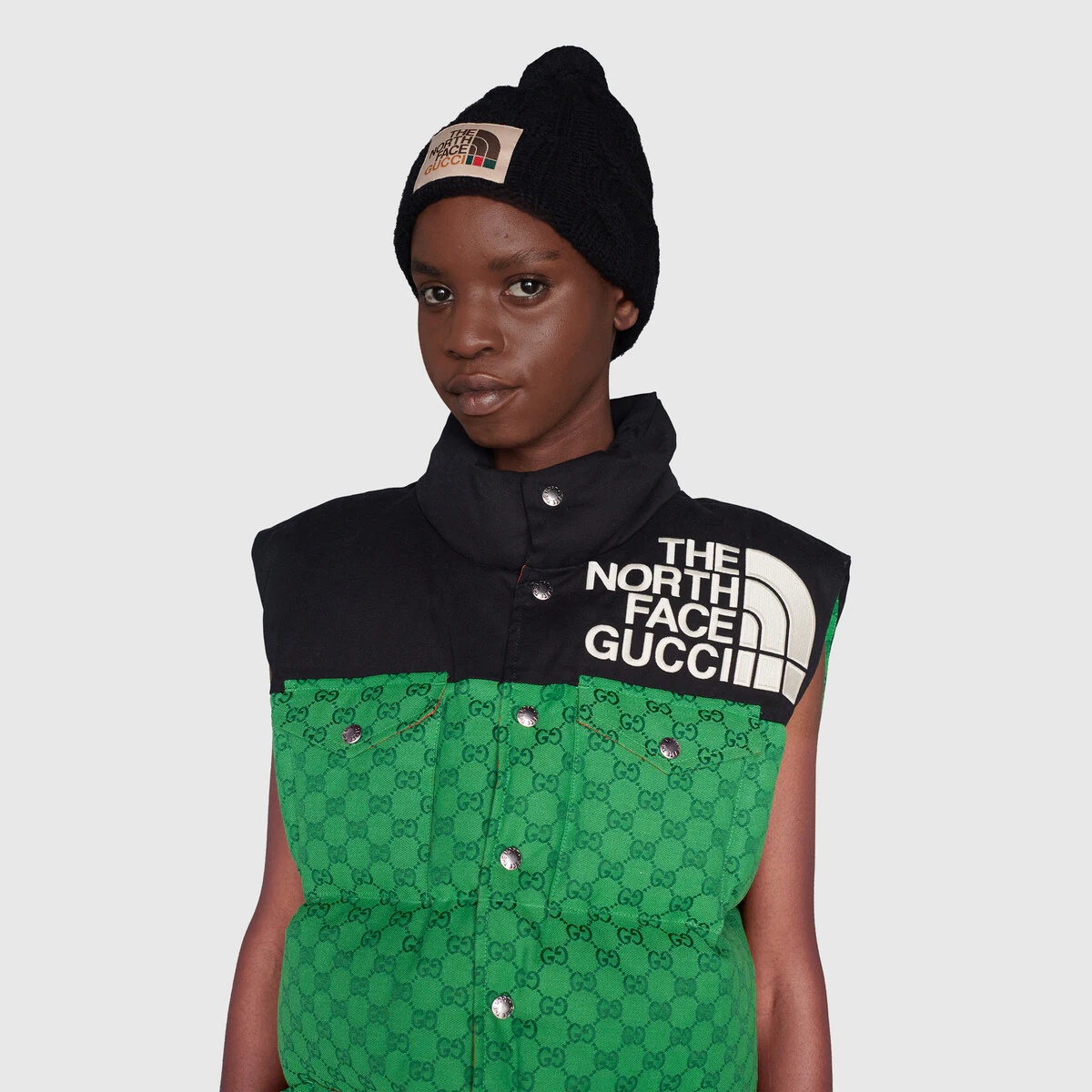 The North Face x Gucci padded vest - 5