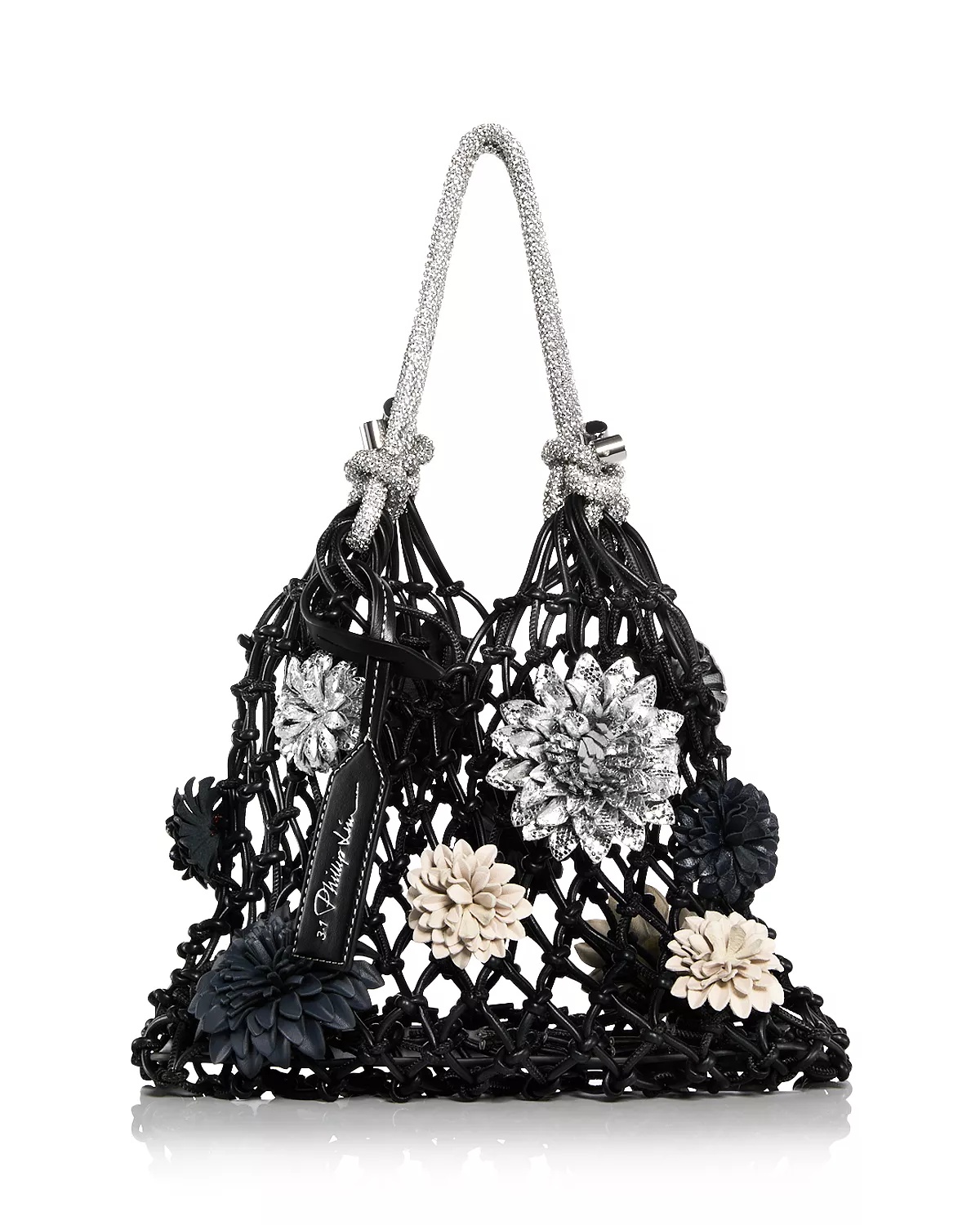 Macrame Mini Sac With Flowers - 1
