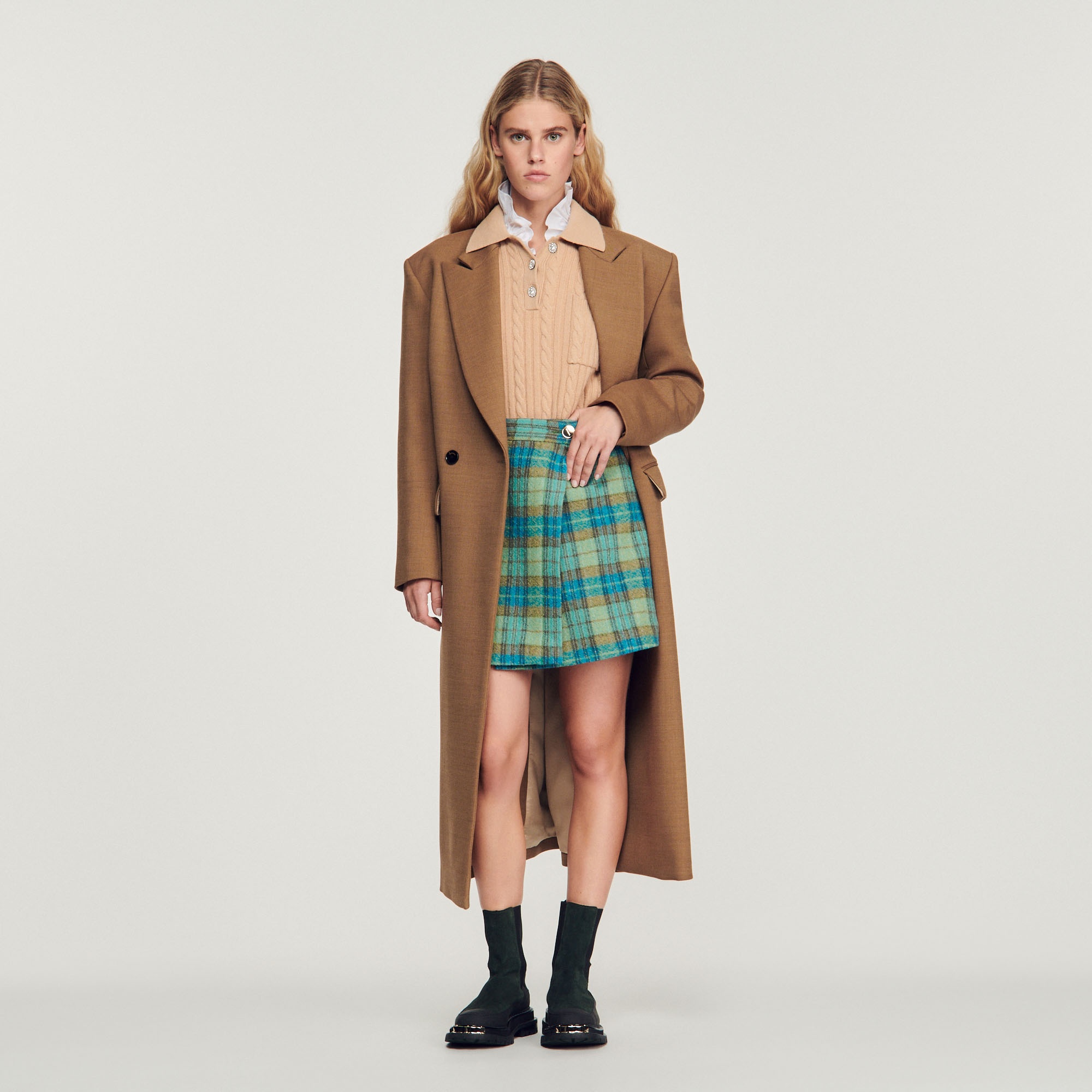 Short wraparound skirt - 5