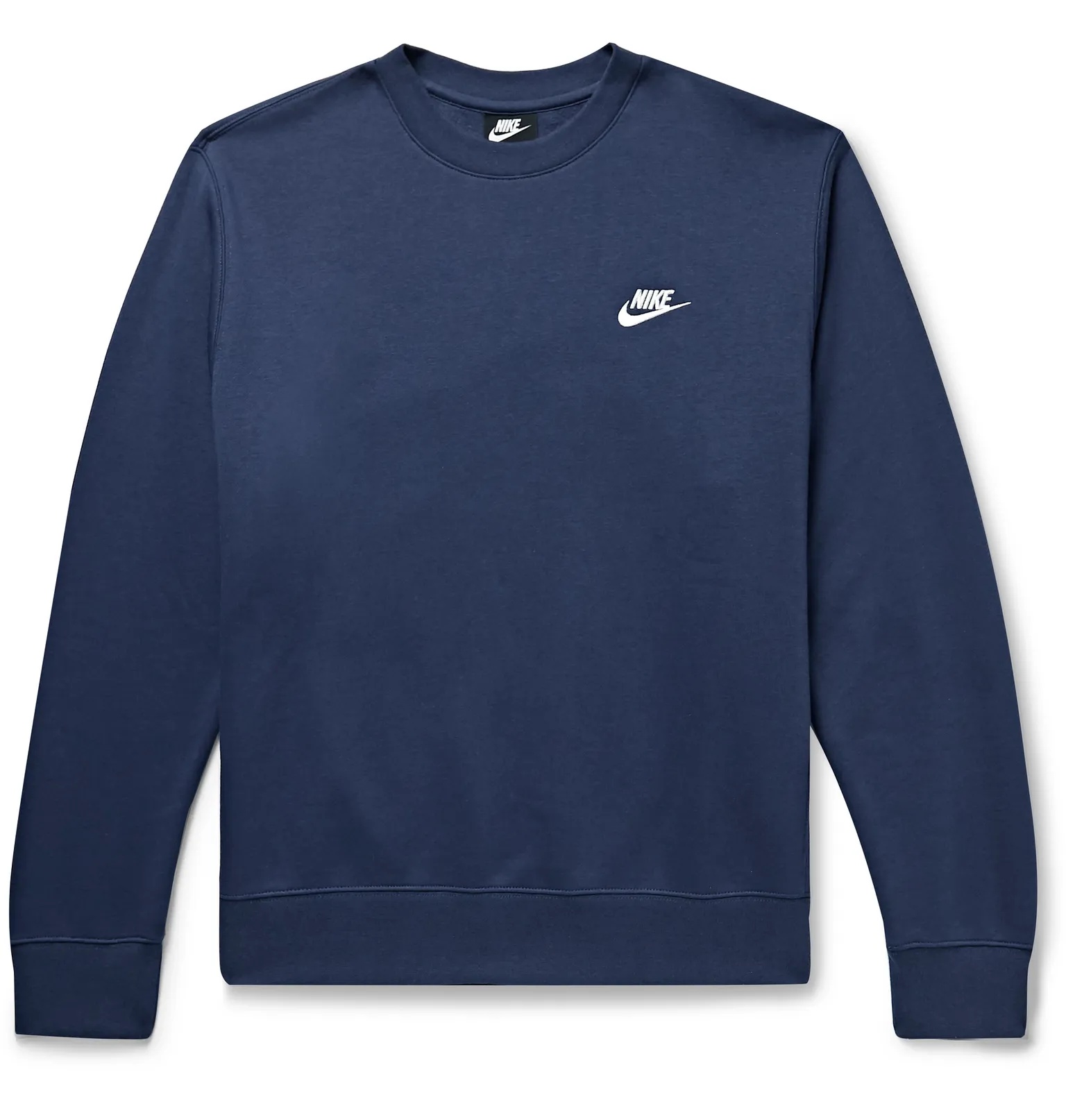 Sportswear Club Fleece-Back Cotton-Blend Jersey Sweatshirt - 1