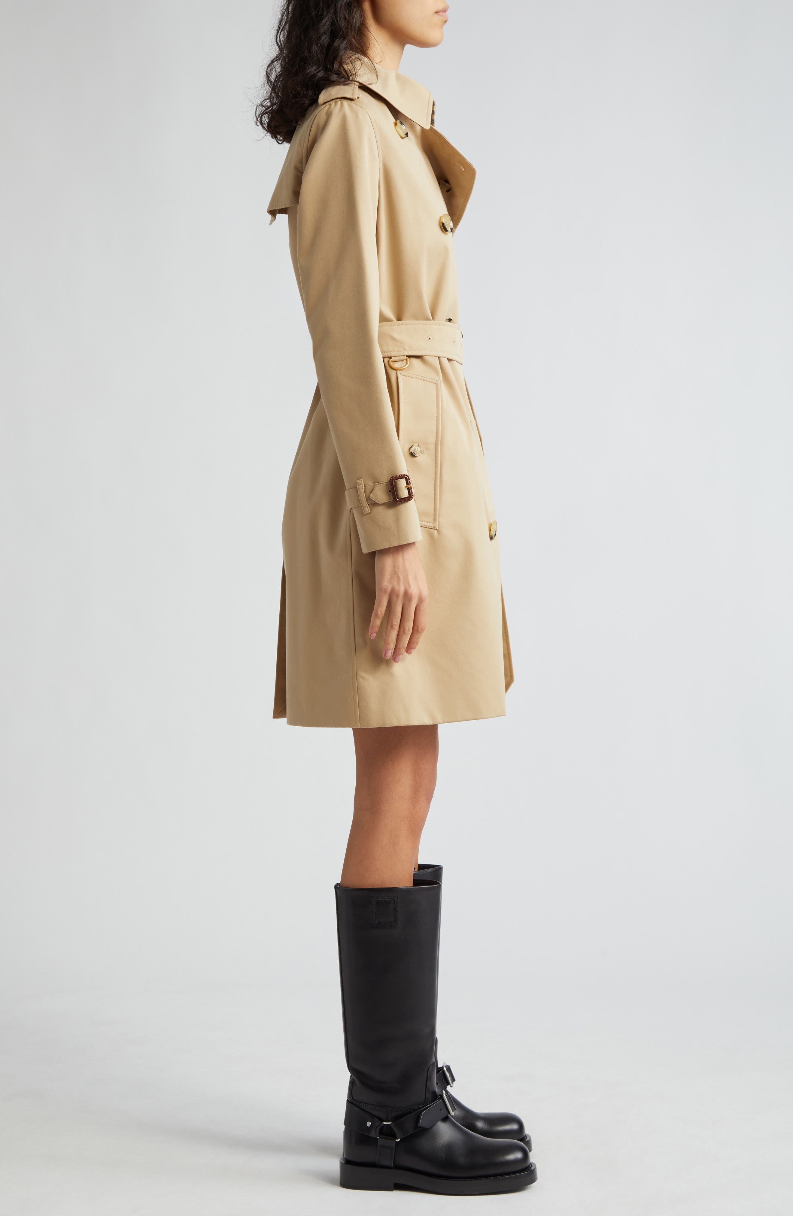 Kensington Water Resistant Gabardine Trench Coat - 3