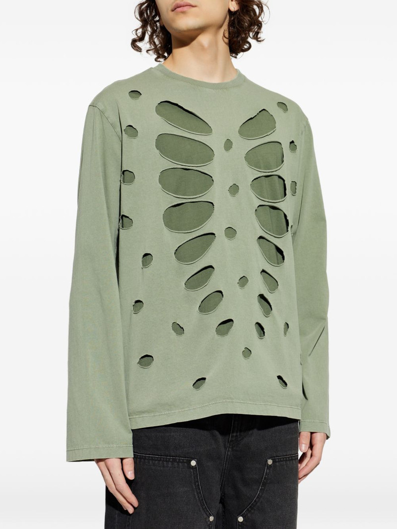 semi-distressed layered T-shirt 3