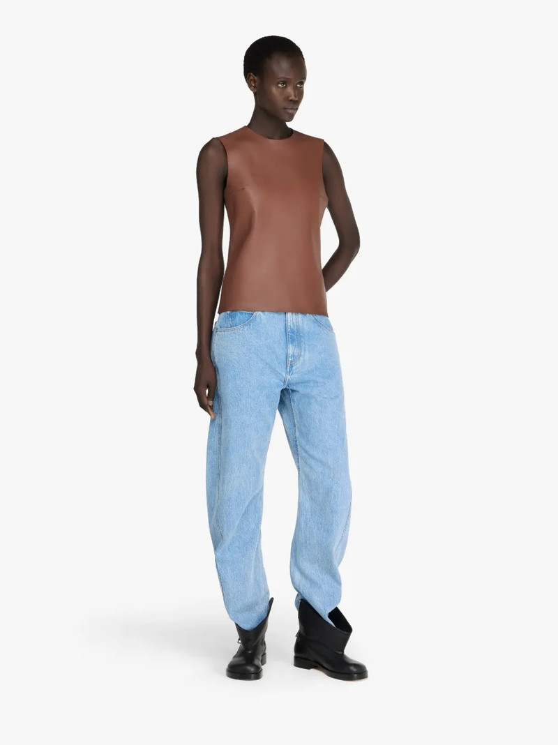 JW Anderson SLEEVELESS LEATHER TOP outlook