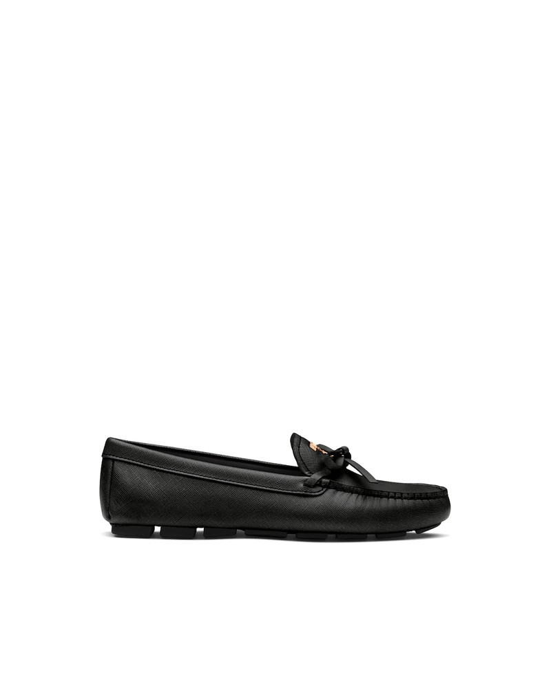 Prada Saffiano leather loafers outlook