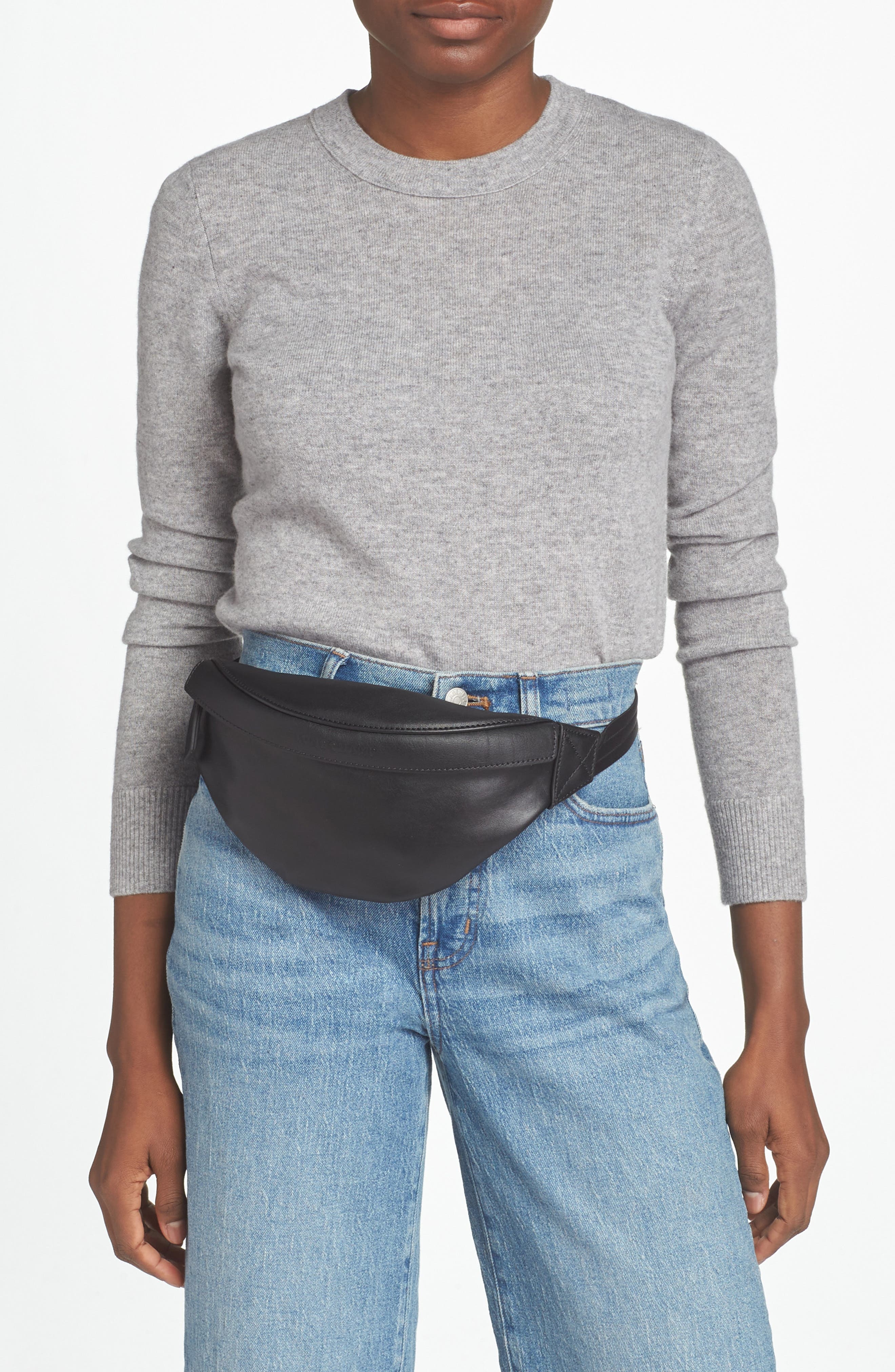 Longchamp 3D Leather Belt Bag in Black at Nordstrom - 3