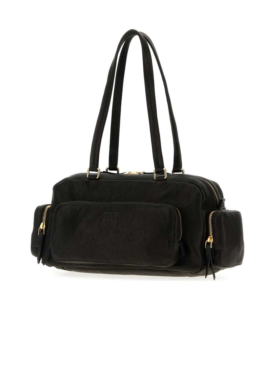Pocket Washed Nappa Leather Bag - 2