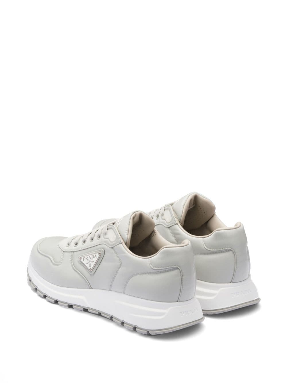 logo-plaque low-top sneakers - 4