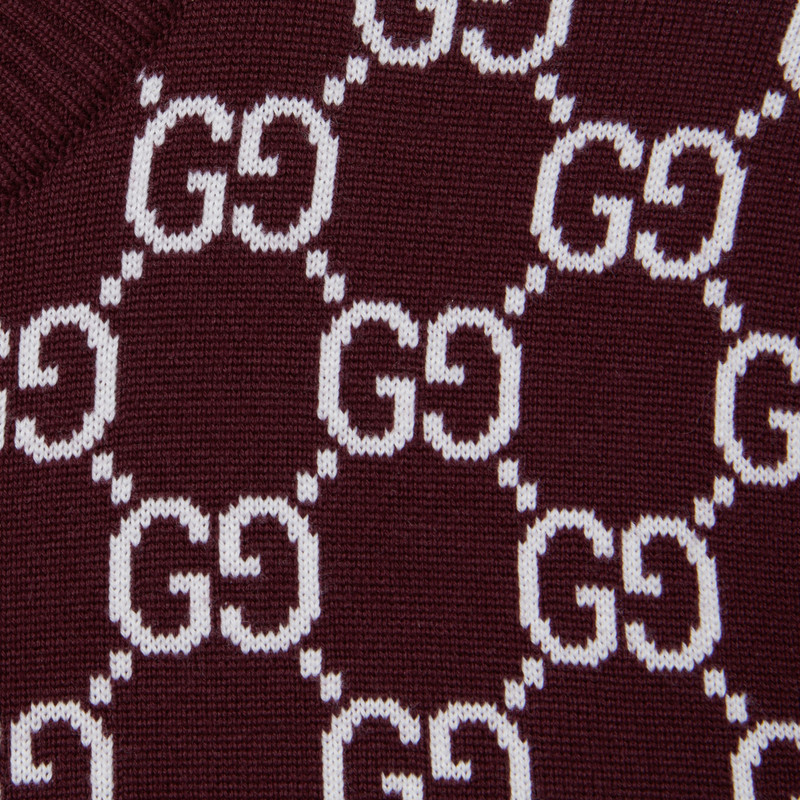 Reversible GG wool jacquard top 7