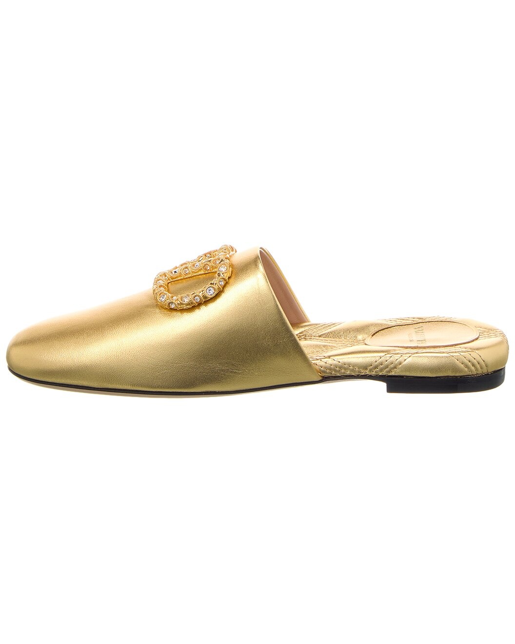 Valentino Vlogo Signature Leather Mule - 2