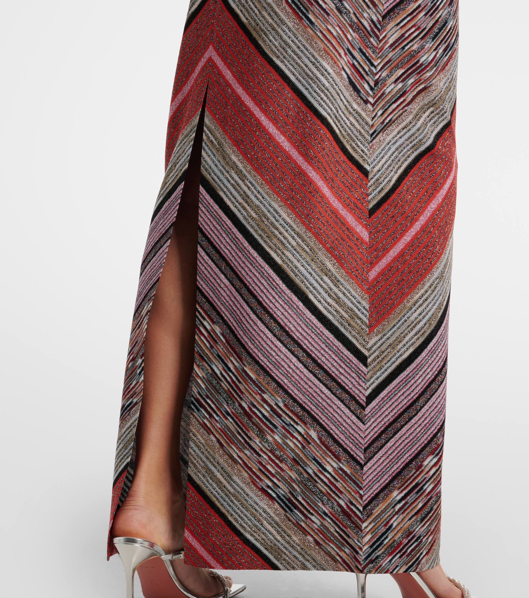 Lamé maxi dress - 6
