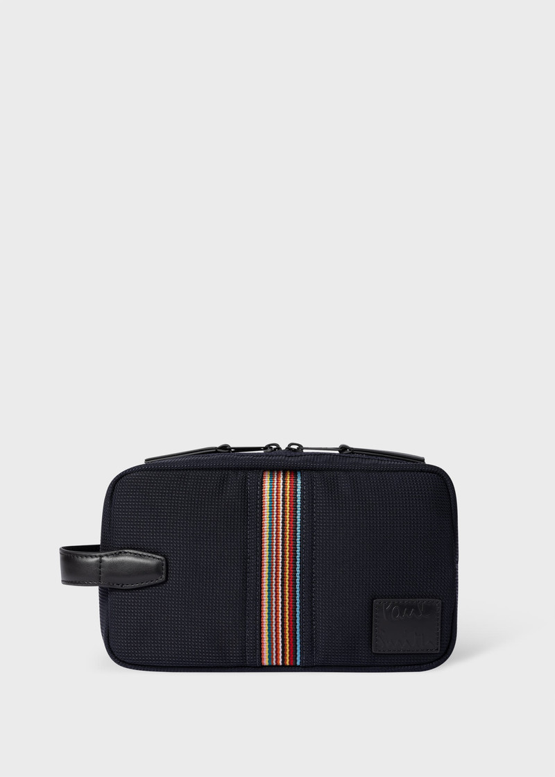 'Signature Stripe' Wash Bag 1