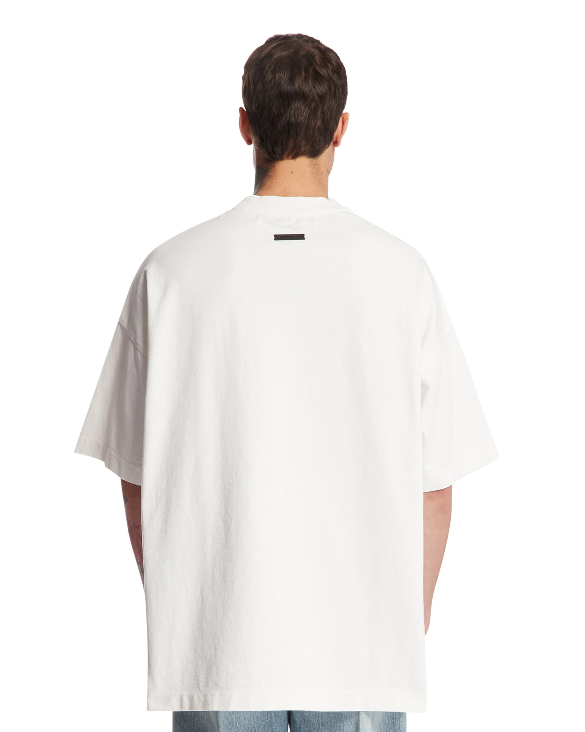 White Printed T-Shirt - 3