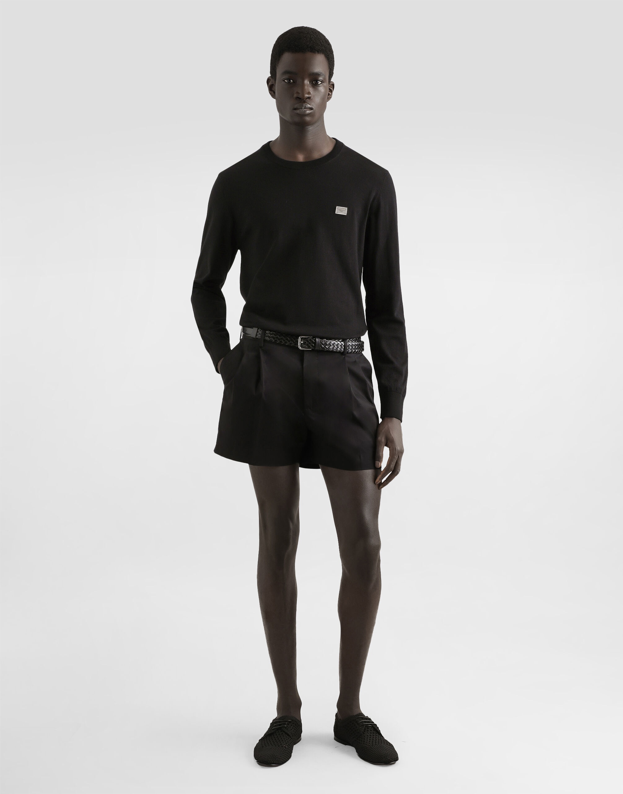 Cotton gabardine shorts - 2