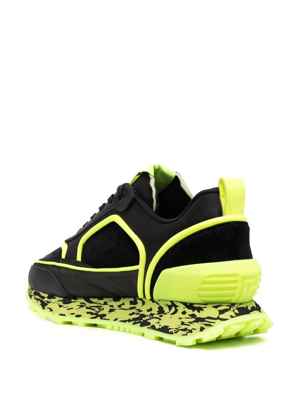 contrast-sole low-top sneakers - 3