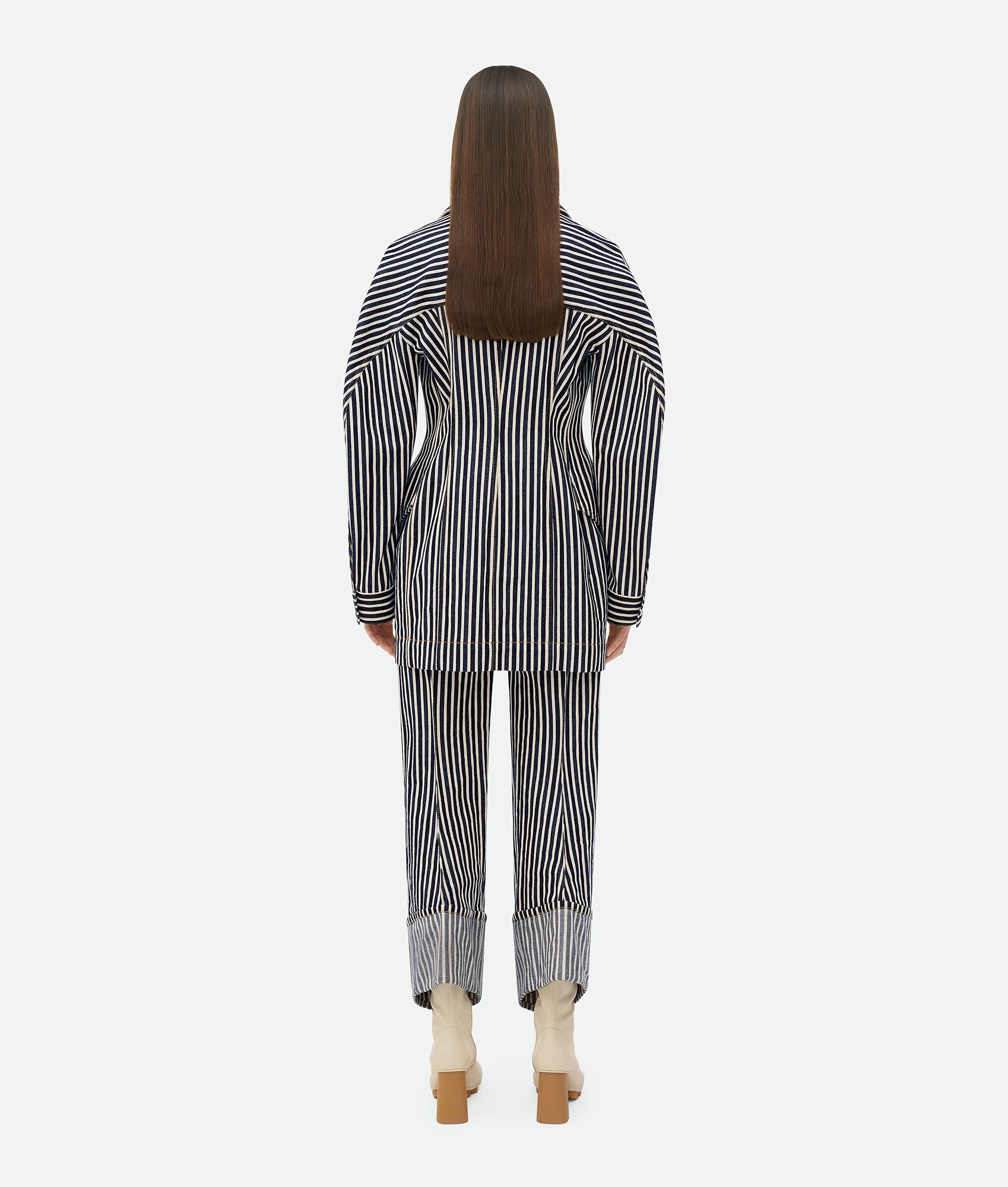Striped Cotton Drill Jacket - 3
