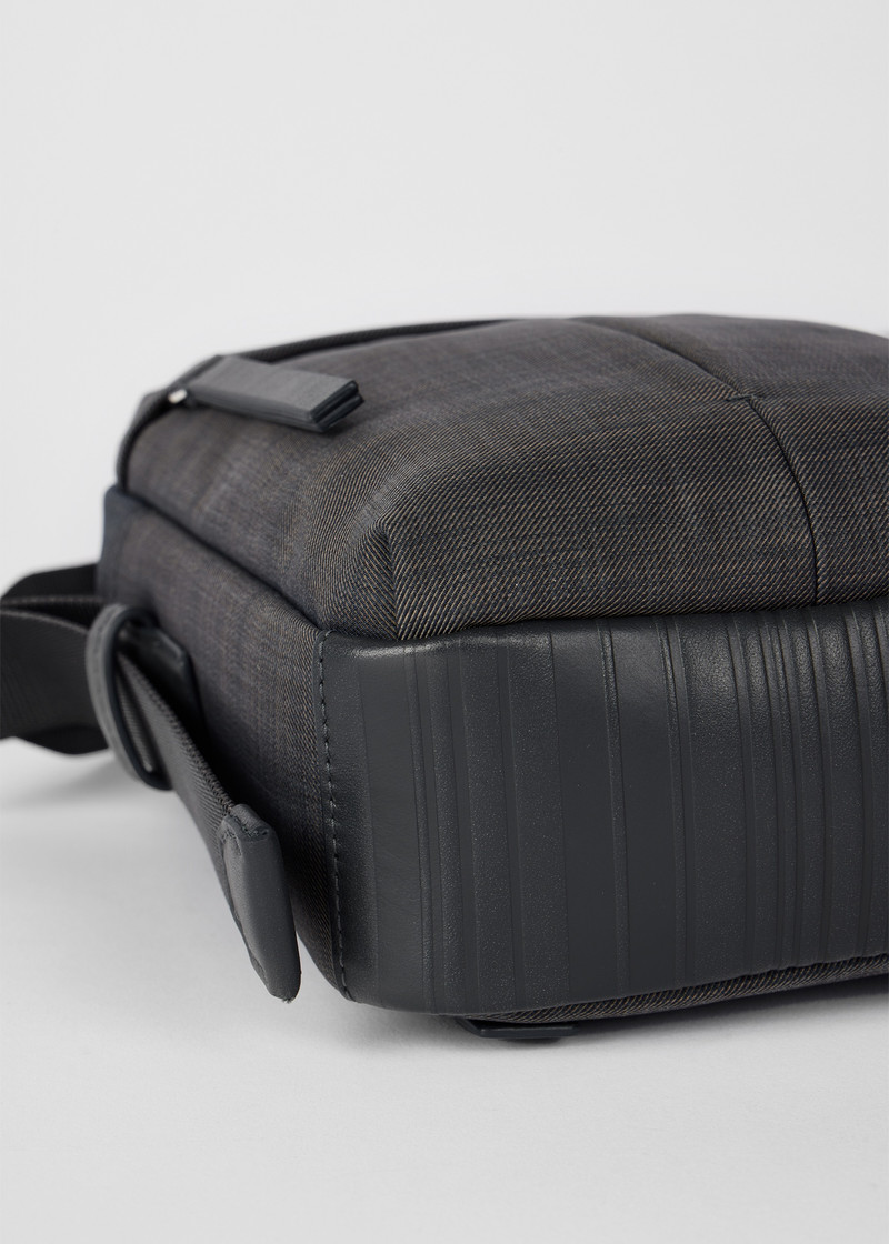 Dark Grey Cross-Body Utility Bag 4