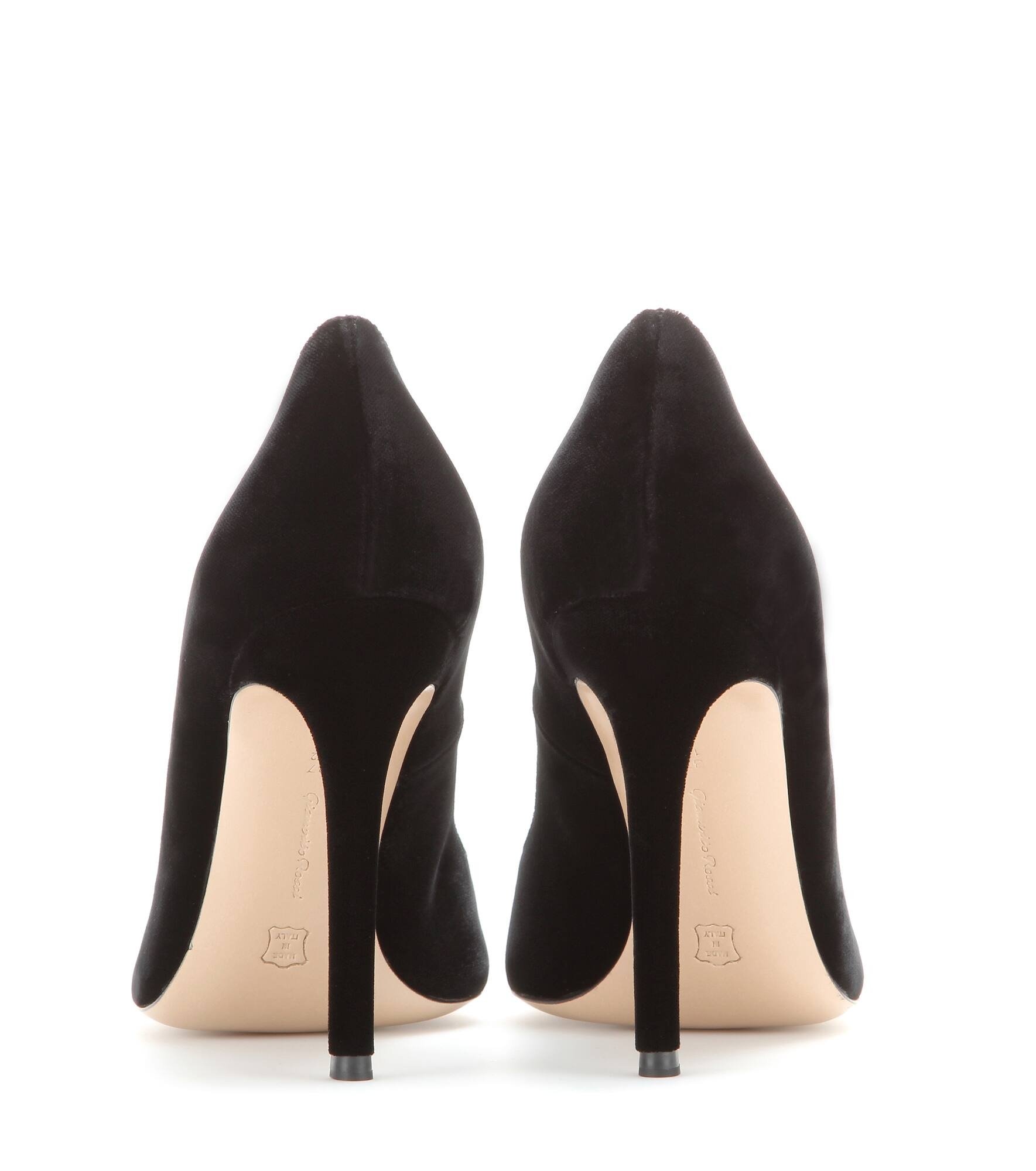 Gianvito 105 velvet pumps - 3