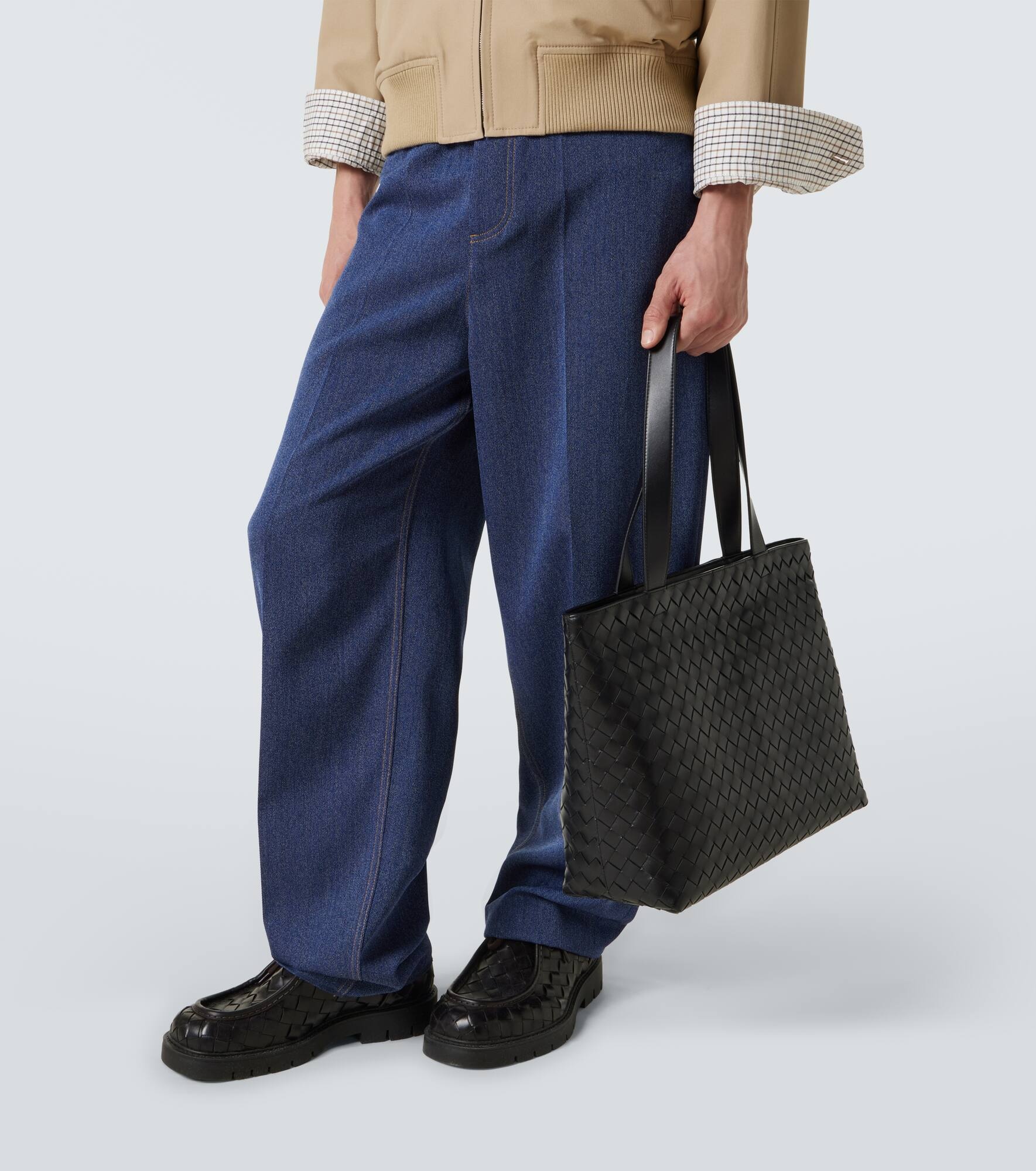 Intrecciato Small leather tote bag - 2