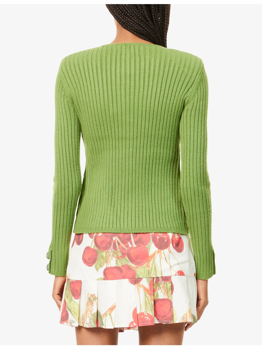 Power Peggy Scarf Knitted Cardigan - 4