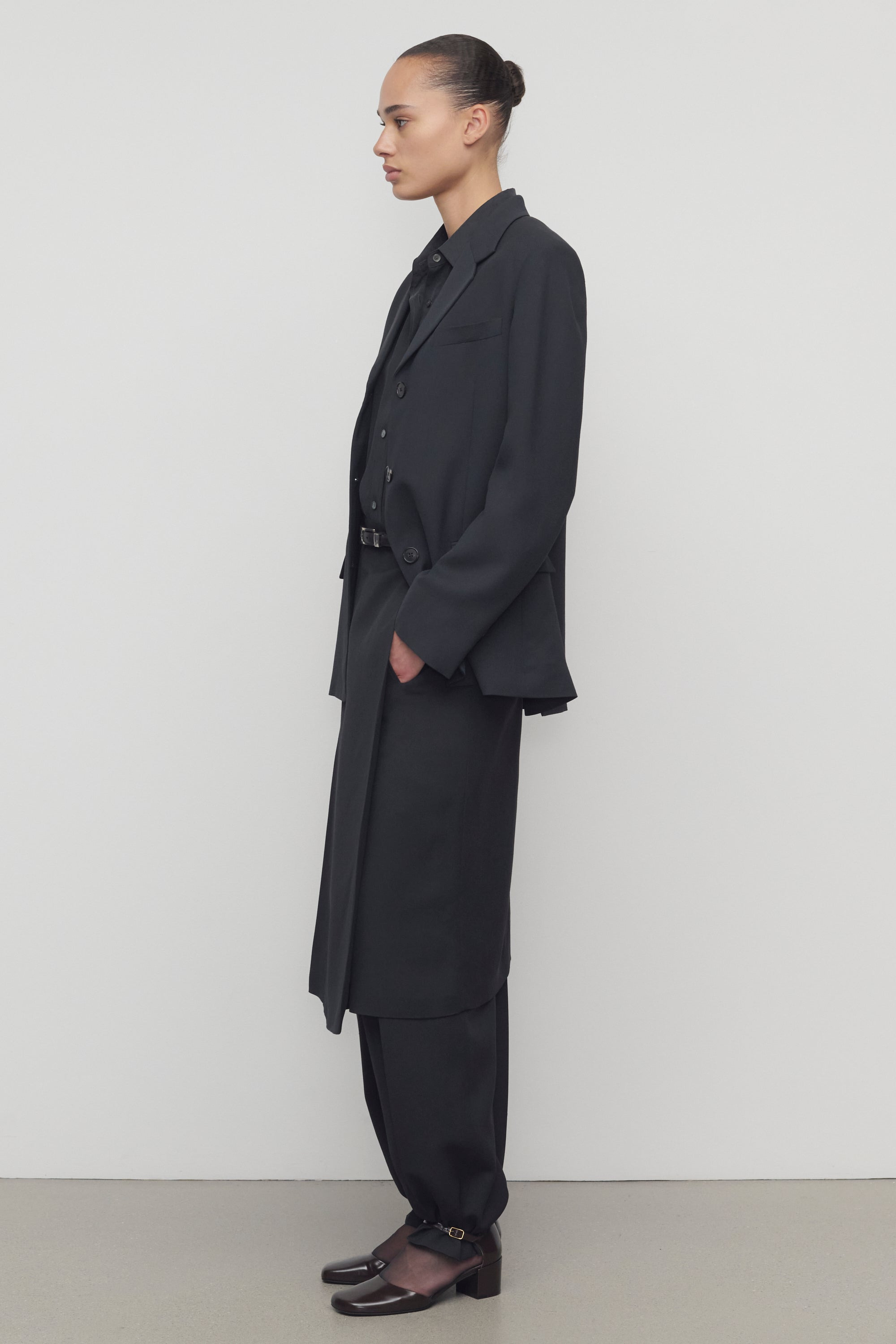 Azarion Skirt in Viscose and Silk - 4