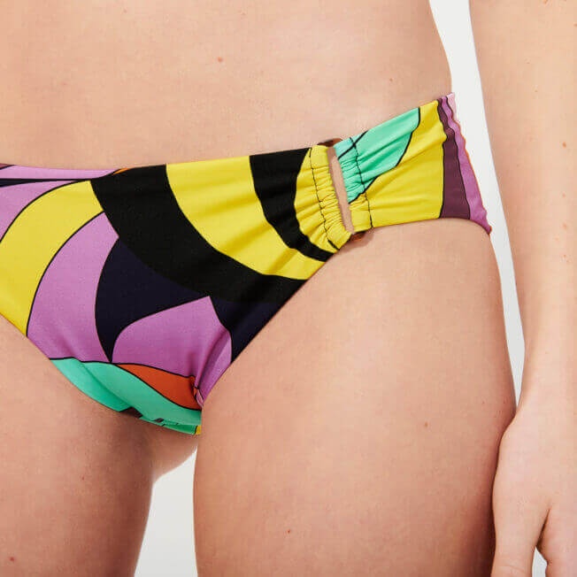 Women Bikini Bottom Midi Brief 1984 Invisible Fish - 5