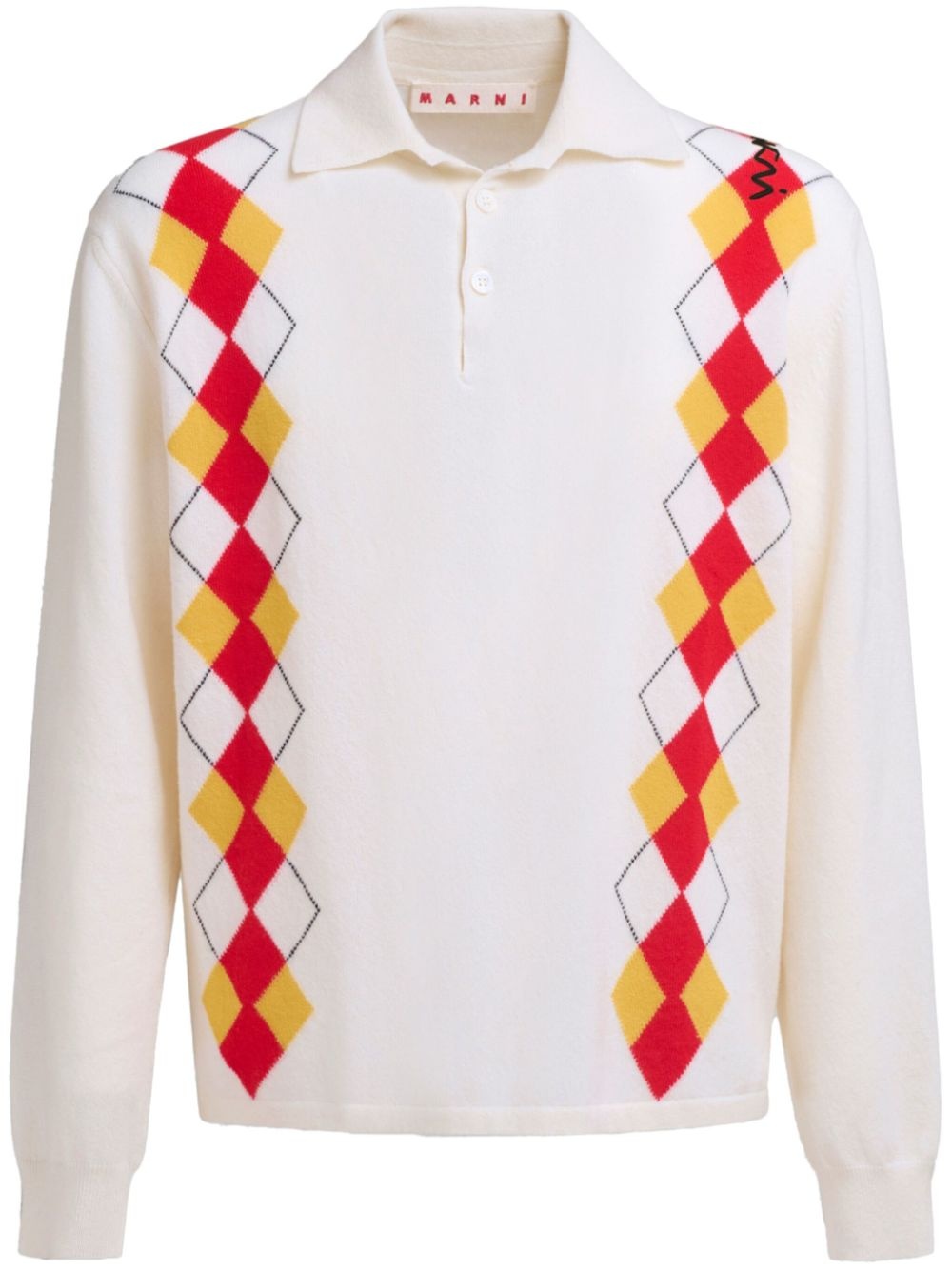 argyle polo shirt - 1