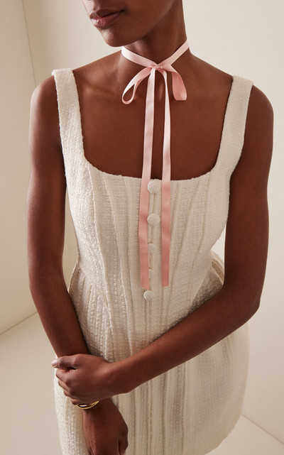 Jennifer Behr Gretta Ribbon Necklace pink outlook