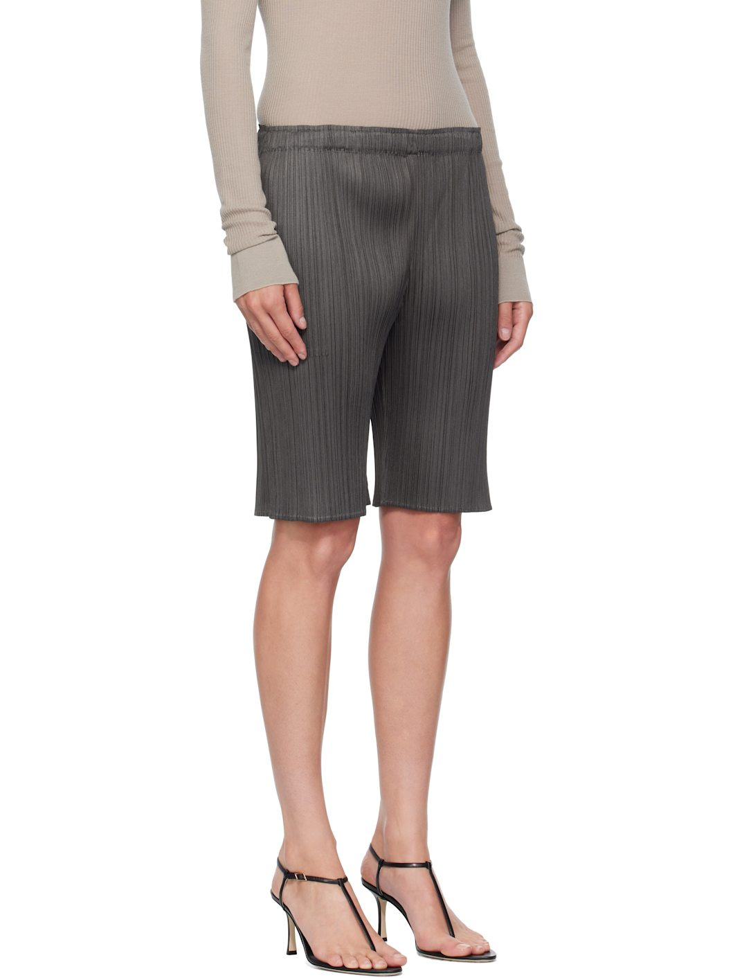 Gray June Monthly Colors Shorts - 2