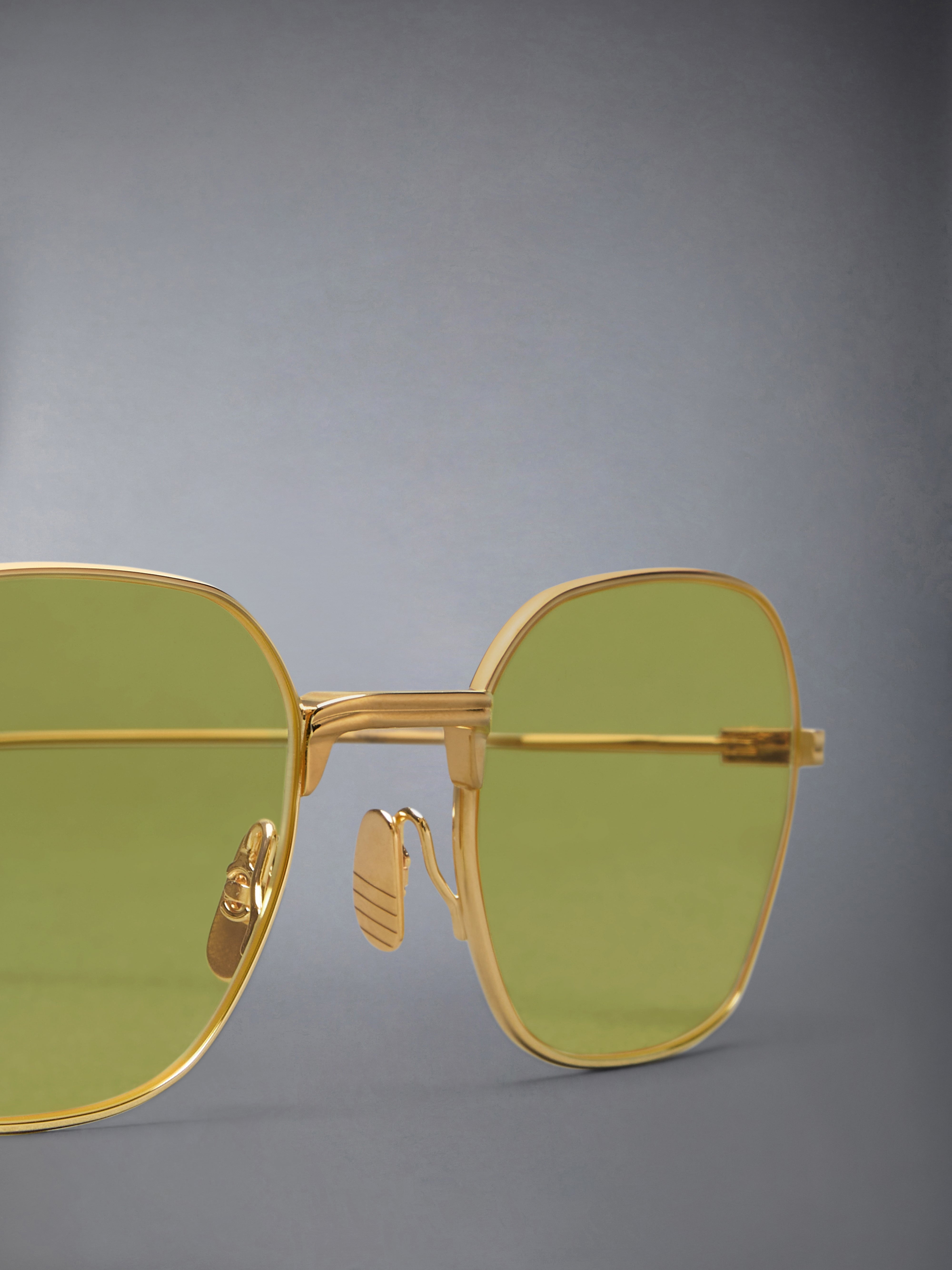 TITANIUM RECTANGULAR SUNGLASSES - 3