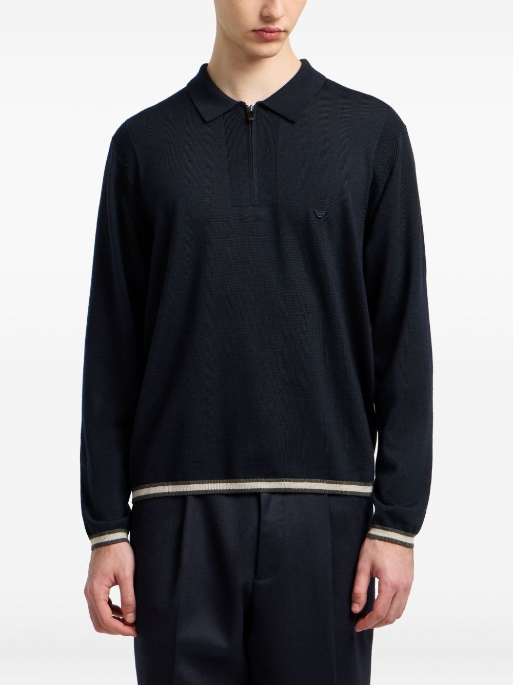 Wool polo shirt - 1