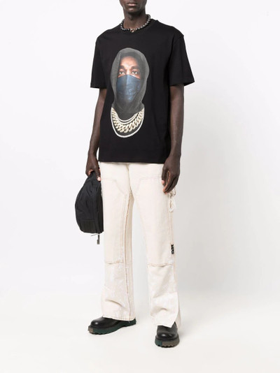 ih nom uh nit Mask graphic-print T-shirt outlook