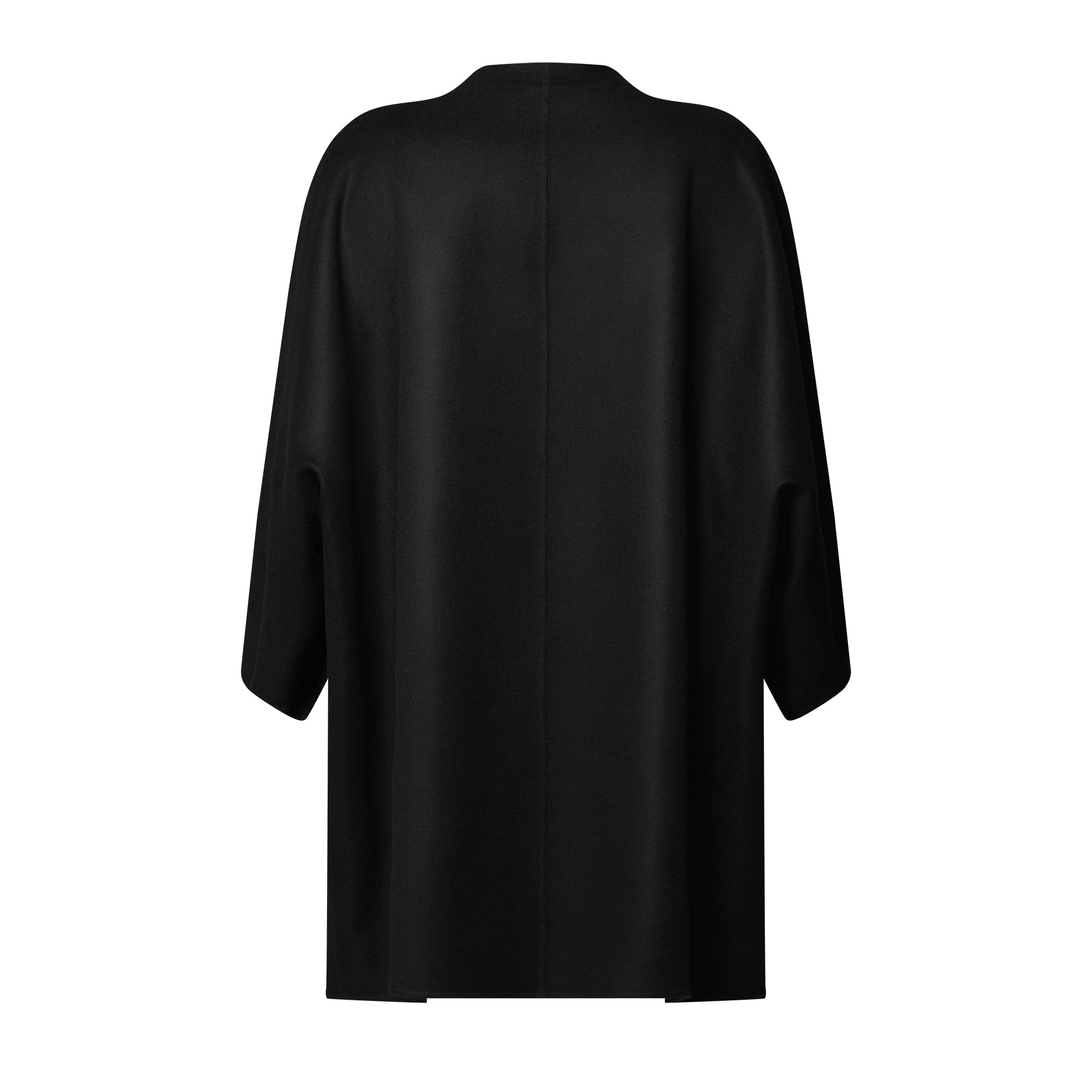Drape Front Coat - 3