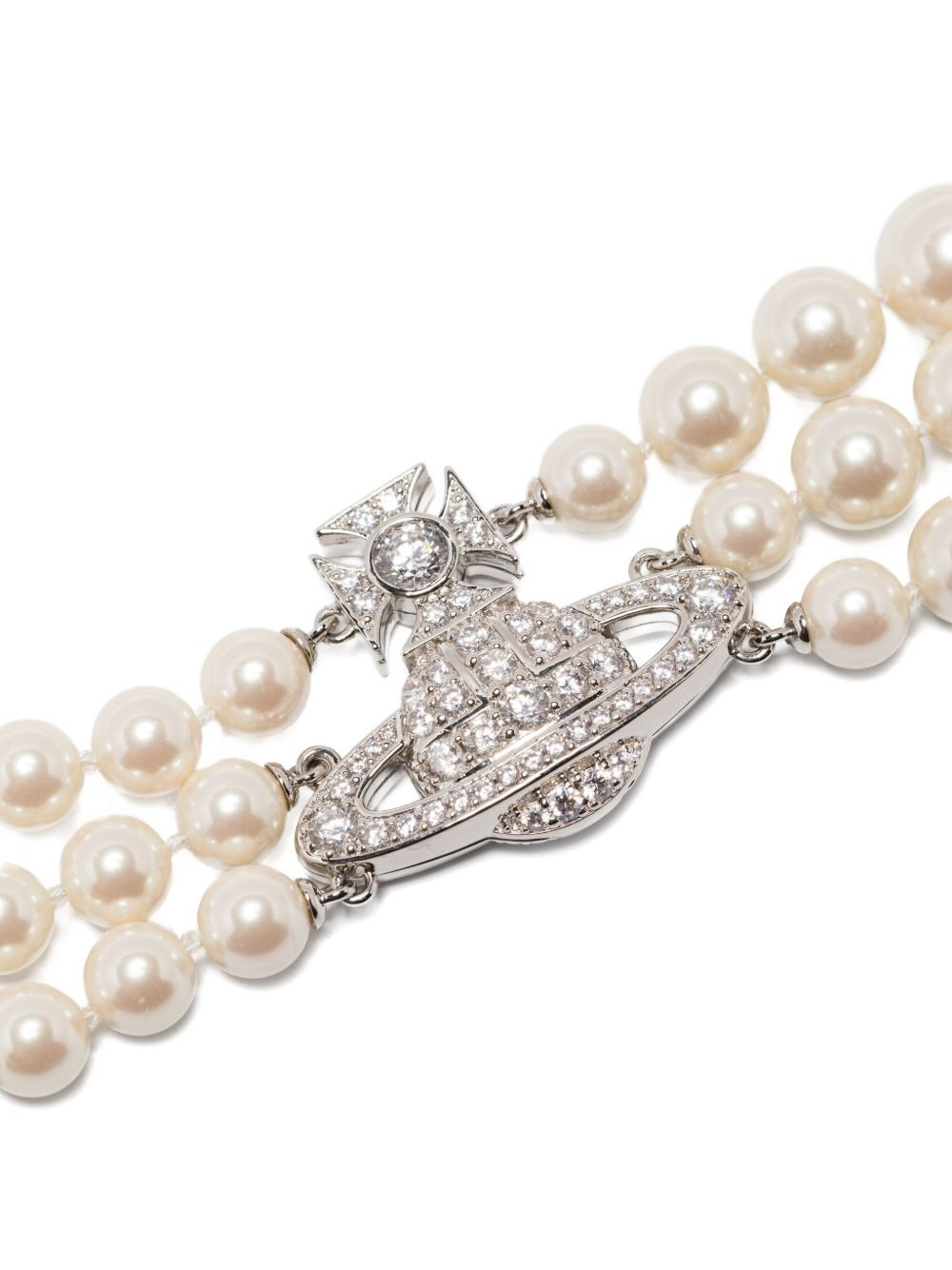 Orb faux-pearl necklace - 3