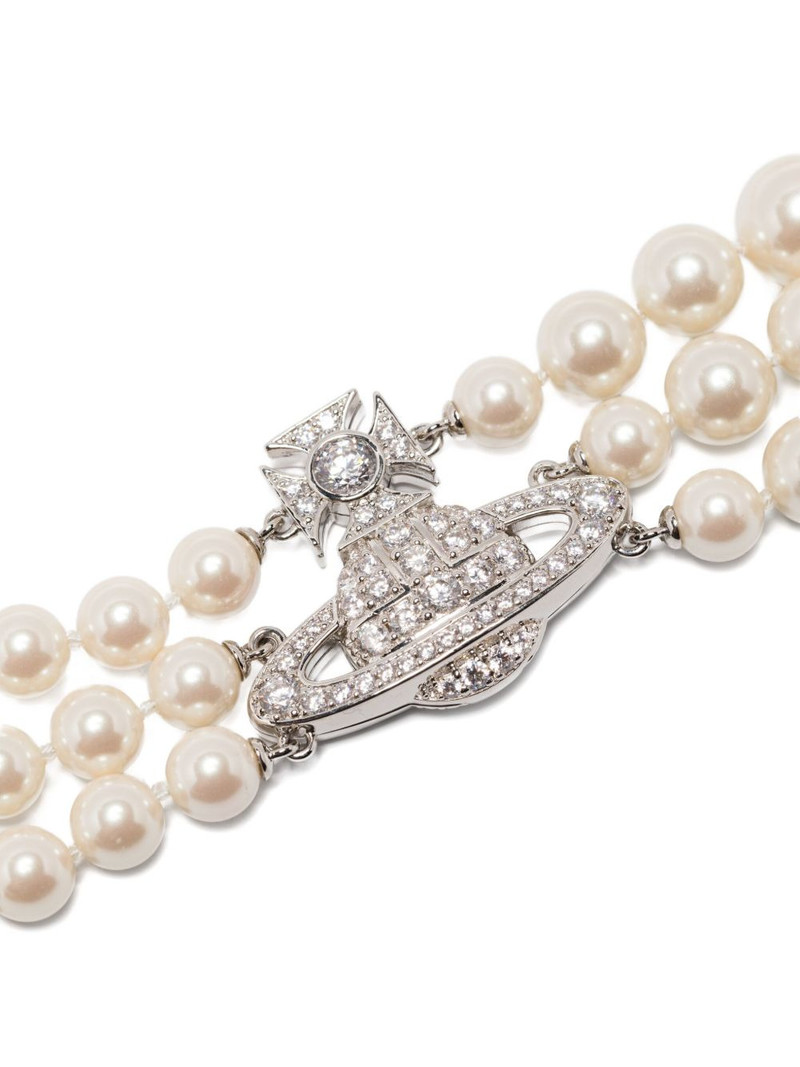 Orb faux-pearl necklace 3